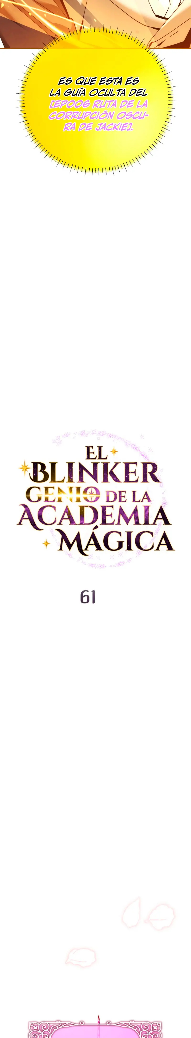 El Blinker genio de la academia mágica Capítulo 61 - Página 13 en español