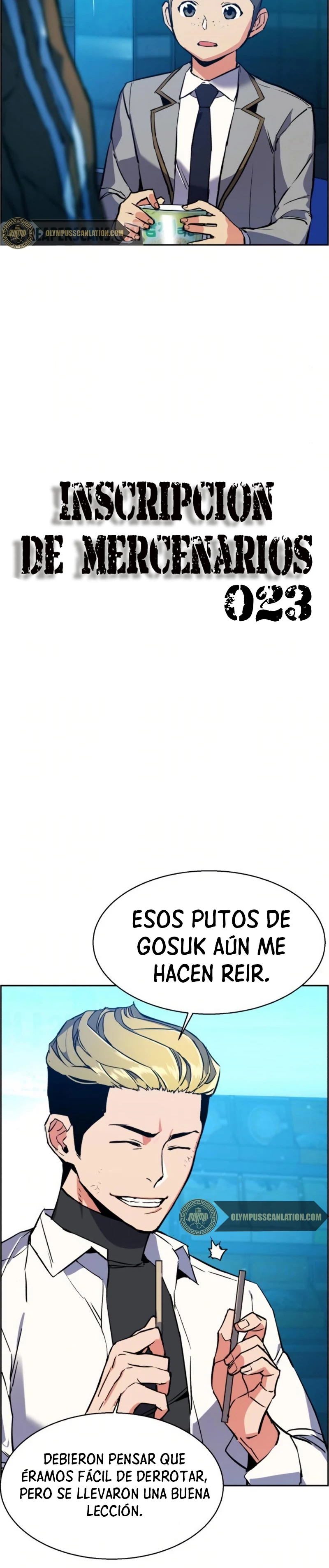 Inscripcion de mercenarios Capítulo 23 - Página 4 en español