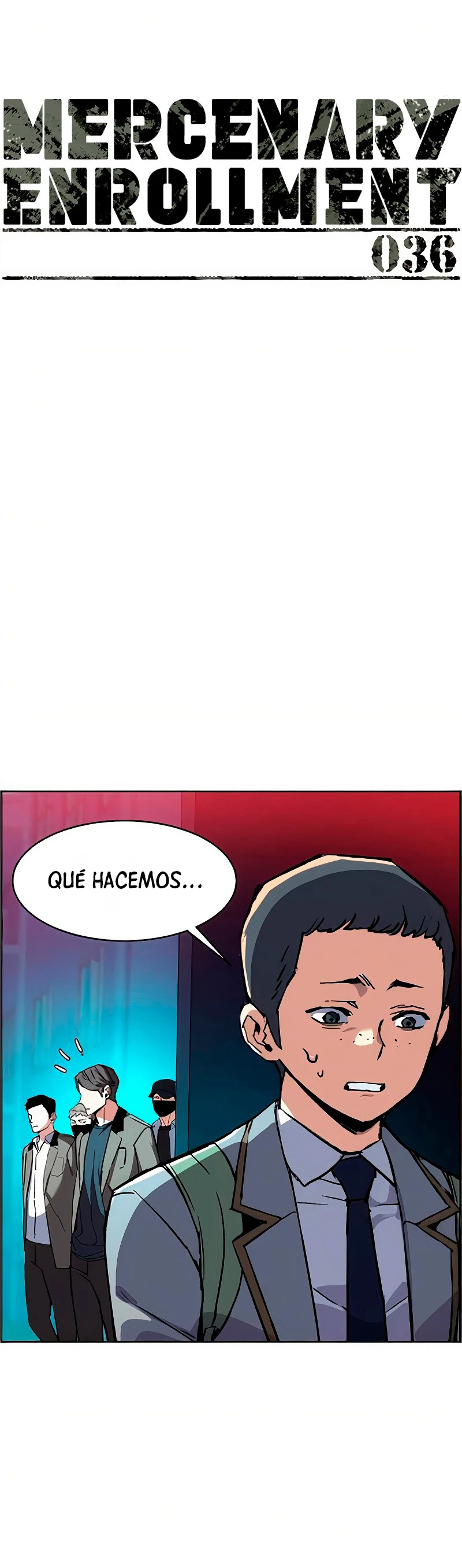 Inscripcion de mercenarios Capítulo 36 - Página 8 en español