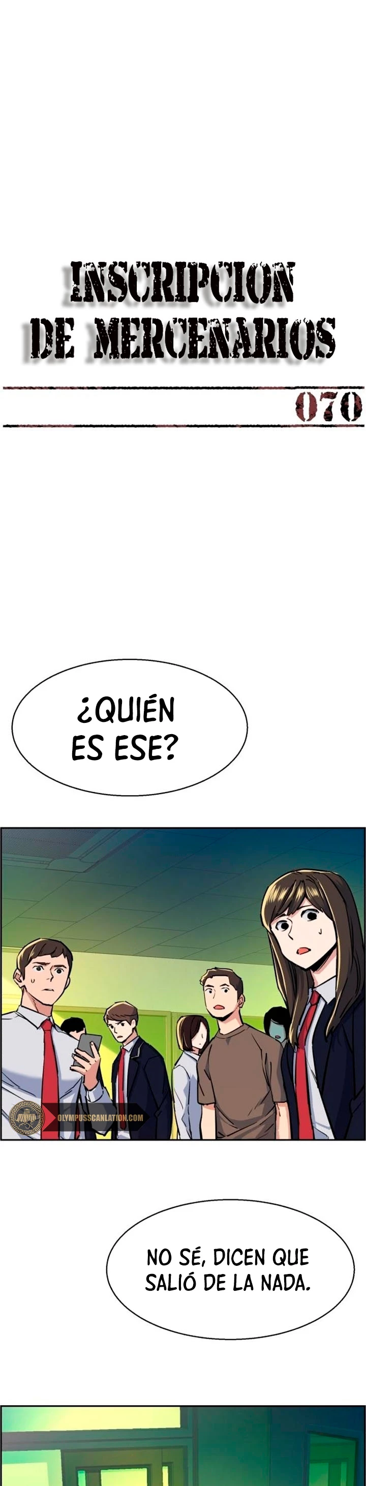 Inscripcion de mercenarios Capítulo 70 - Página 3 en español
