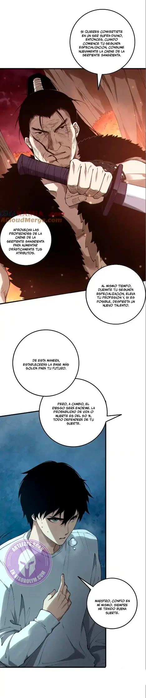 ¡Nigromante¡, ¡Yo soy la plaga! Capítulo 158 - Página 4 en español