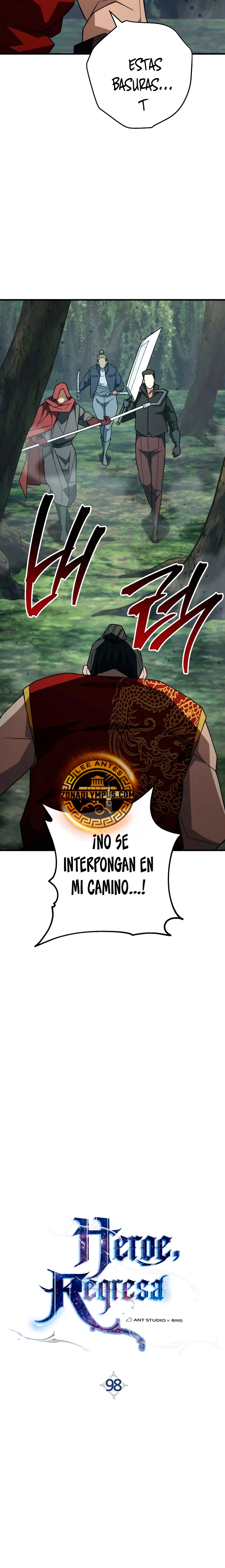 Heroe, regresa Capítulo 98 - Página 20 en español