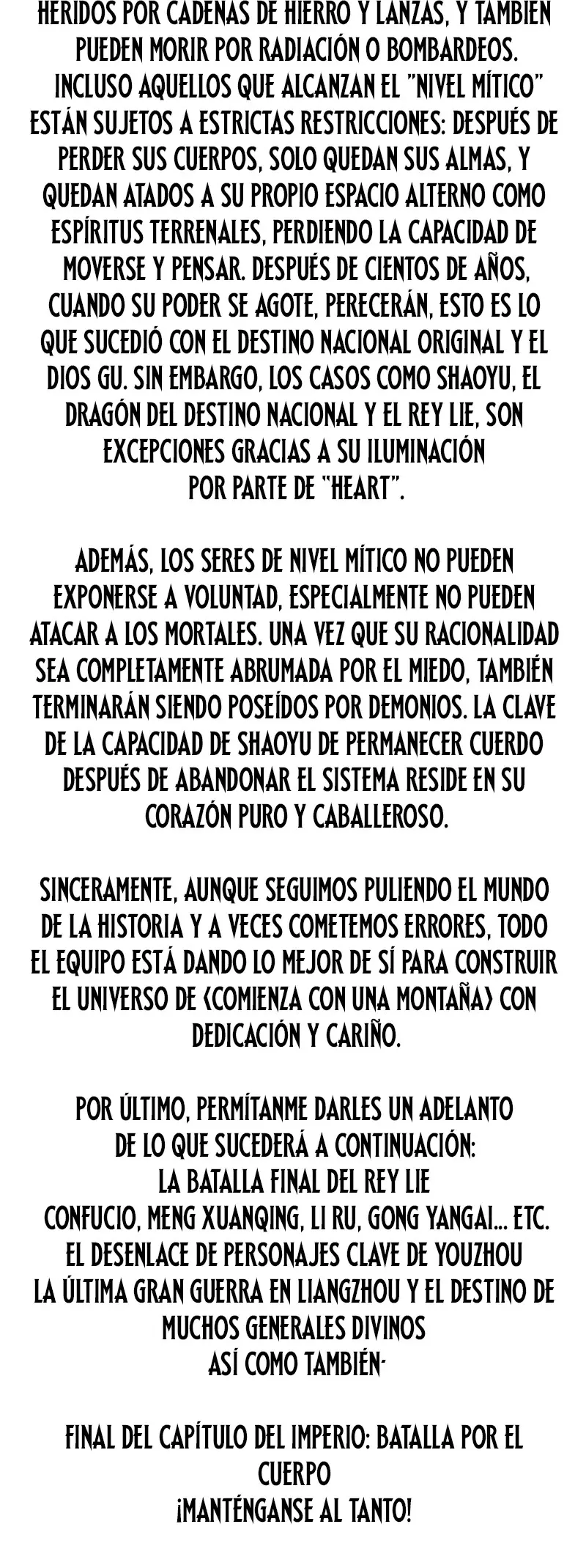 Comienza con una montaña Capítulo 1127 - Página 17 en español
