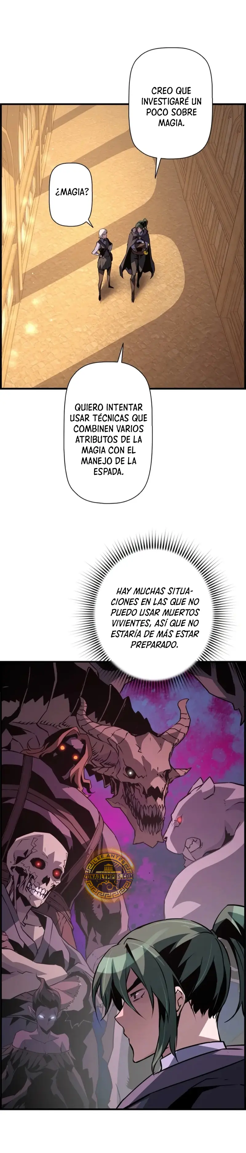 La evolución del nigromante Capítulo 83 - Página 34 en español