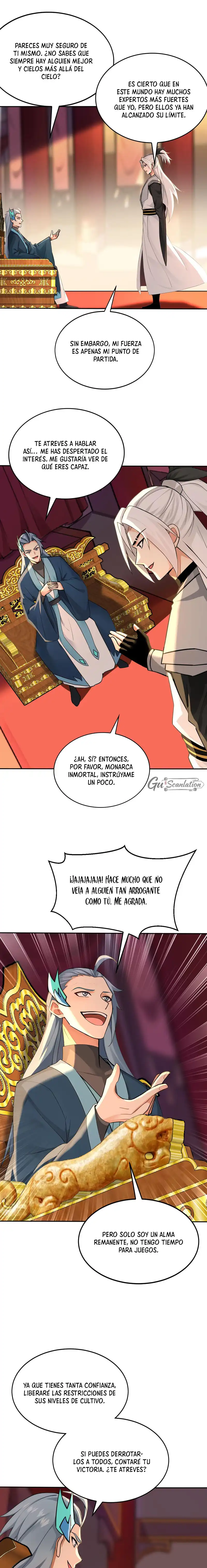 ¡Mientras mis discípulos se matan entrenando, yo me relajo! Capítulo 191 - Página 8 en español