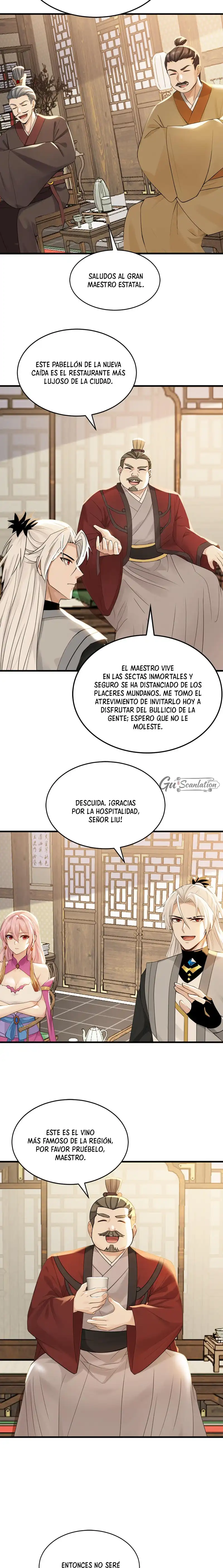 ¡Mientras mis discípulos se matan entrenando, yo me relajo! Capítulo 241 - Página 4 en español