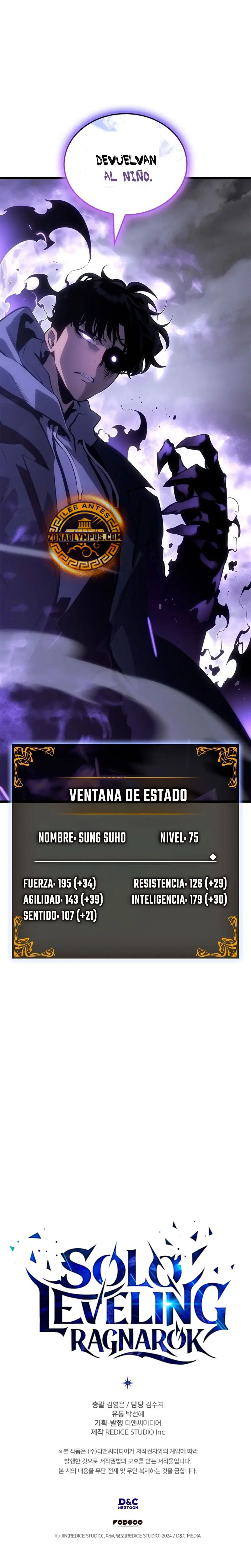 Solo Leveling: Ragnarok Capítulo 67 - Página 34 en español