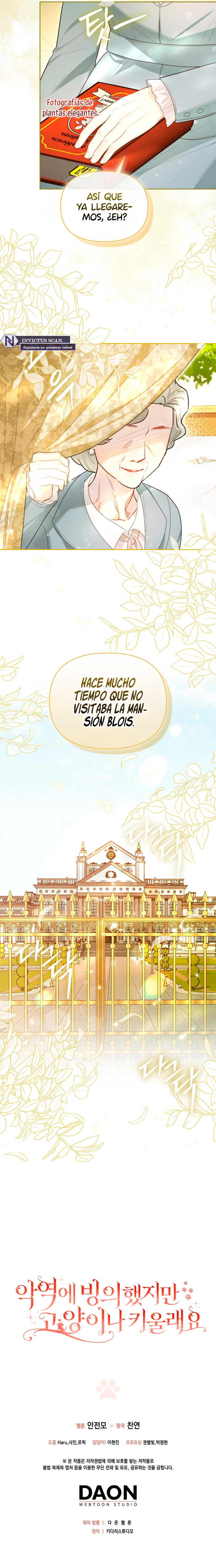 ¿Si Reencarné Como Villana Por Qué Me Convertí En Una Mayordomo De Gatos? Capítulo 36 - Página 11 en español