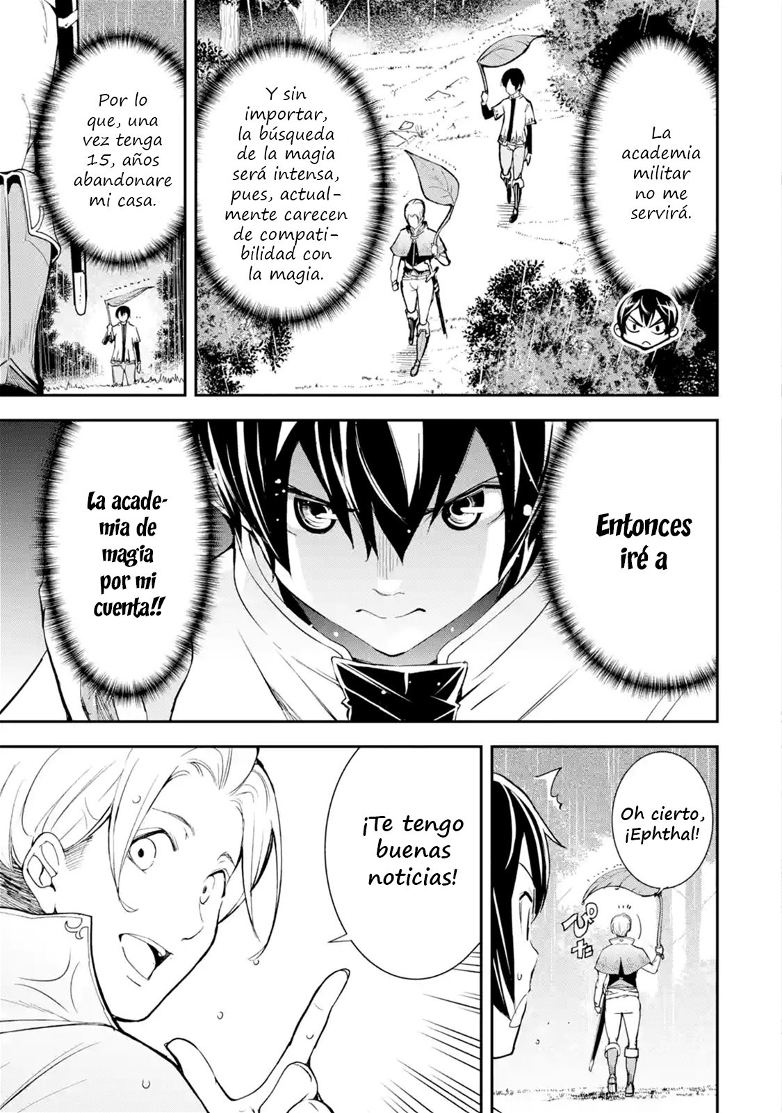 The Unsuccessful Yet Academically Unparalleled Sage ~A Cheating S-Rank Sorcerer's Post-Rebirth Adventurer Log~ Capítulo 3.1 - Página 8 en español