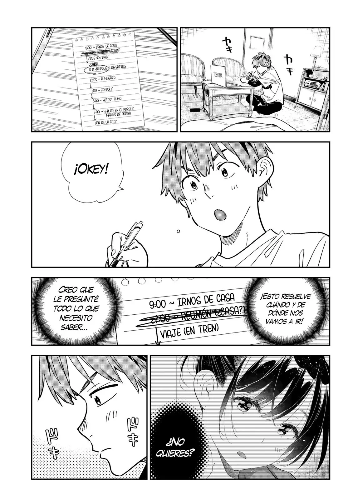 Kanojo, Okarishimasu Capítulo 328 - Página 4 en español
