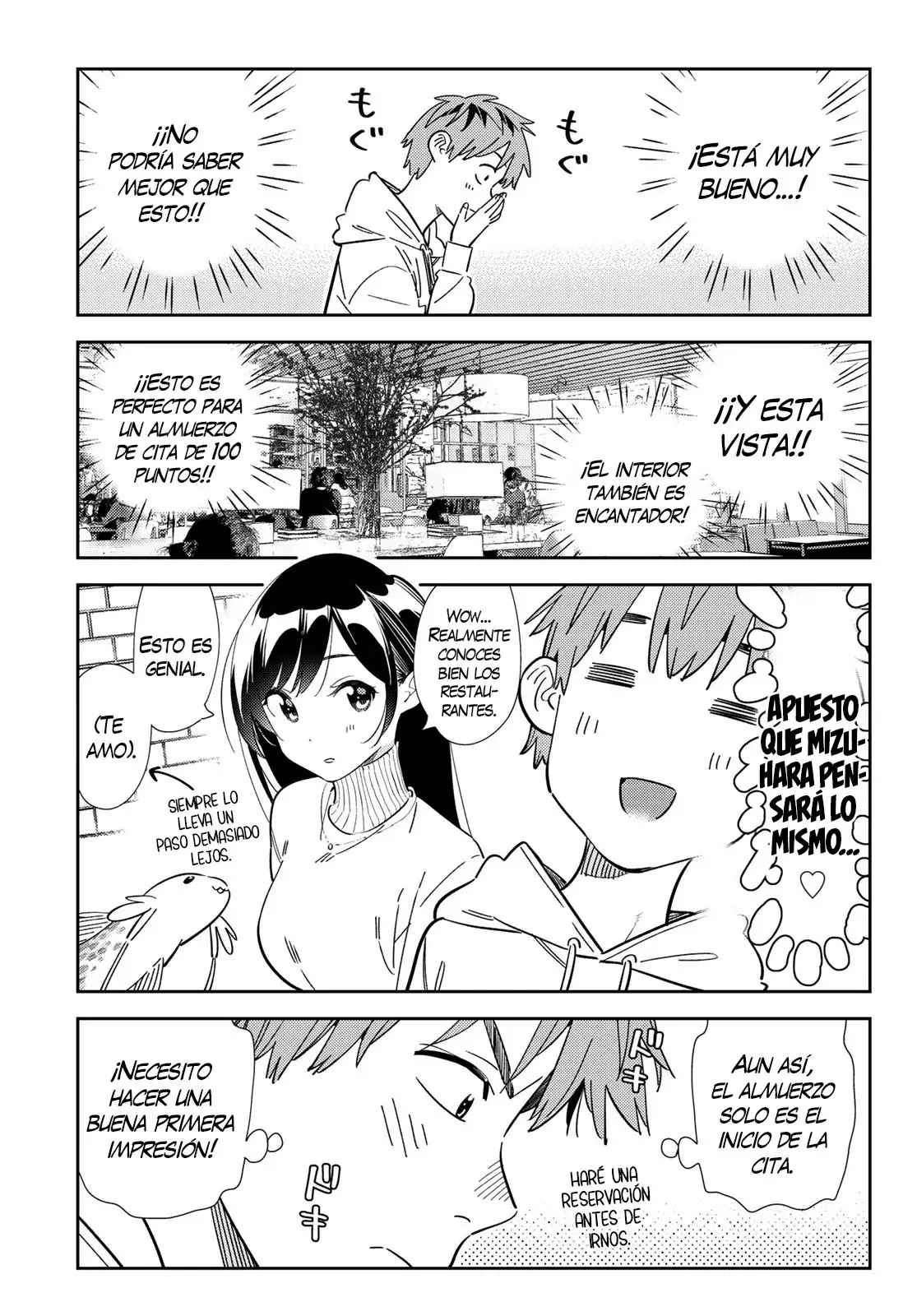 Kanojo, Okarishimasu Capítulo 336 - Página 4 en español