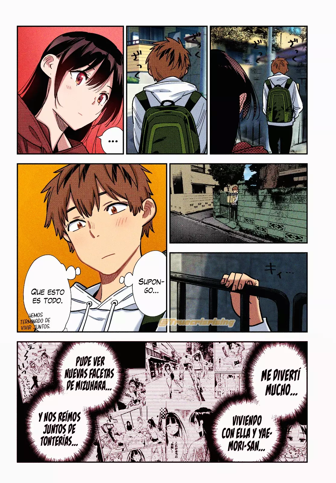 Kanojo, Okarishimasu Capítulo 385.5 - Página 8 en español