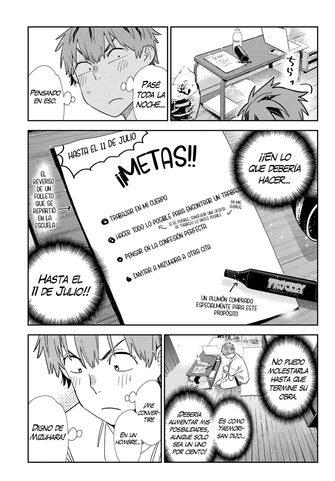 Kanojo, Okarishimasu Capítulo 393 - Página 11 en español