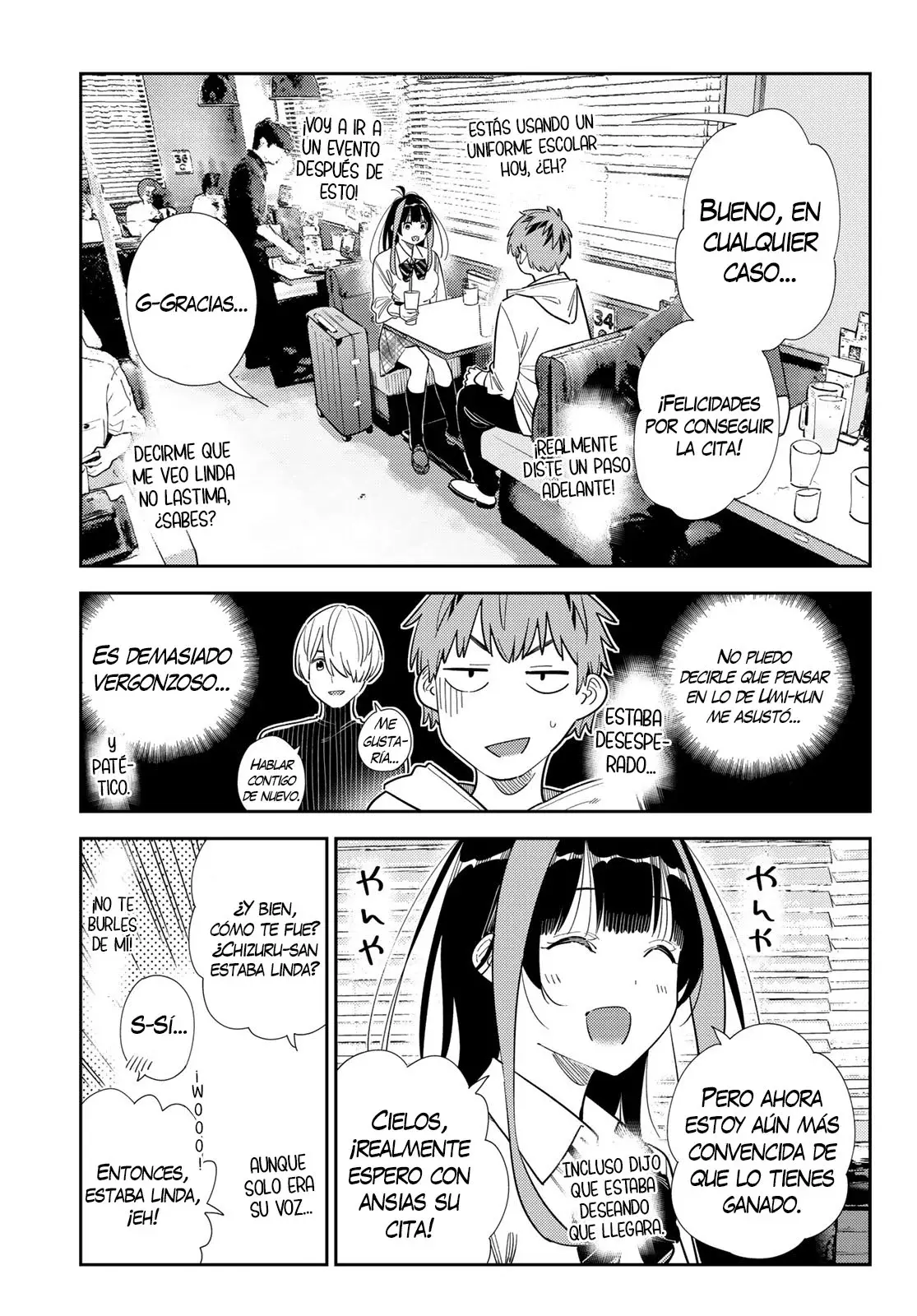 Kanojo, Okarishimasu Capítulo 398 - Página 4 en español