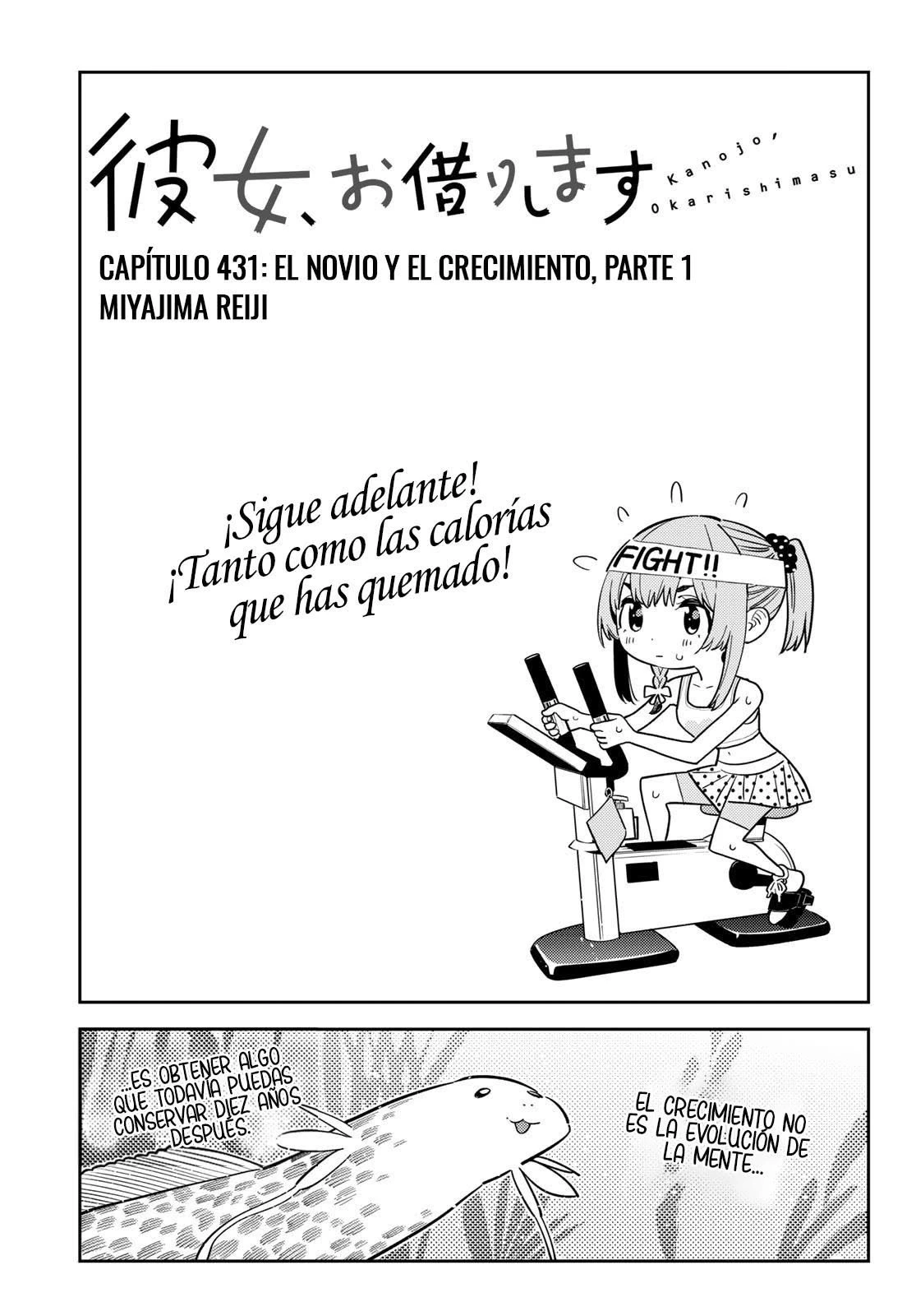 Kanojo, Okarishimasu Capítulo 431 - Página 3 en español