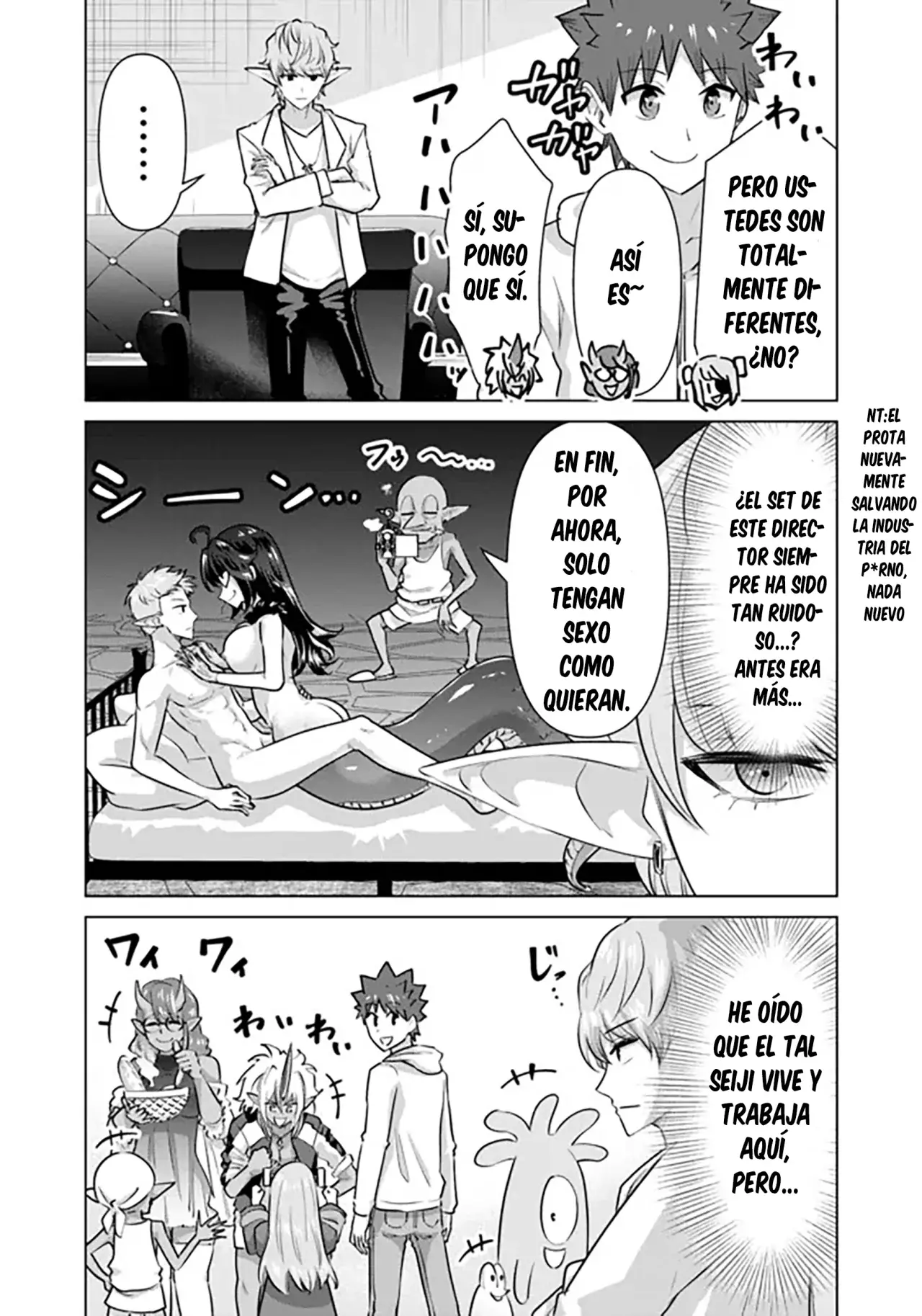 Isekai Pornstar ~Shiru danyuu ga isekai tensei shite ero chishiki furu katsuyo de musou danyuu ni naru hanashi Capítulo 47 - Página 12 en español