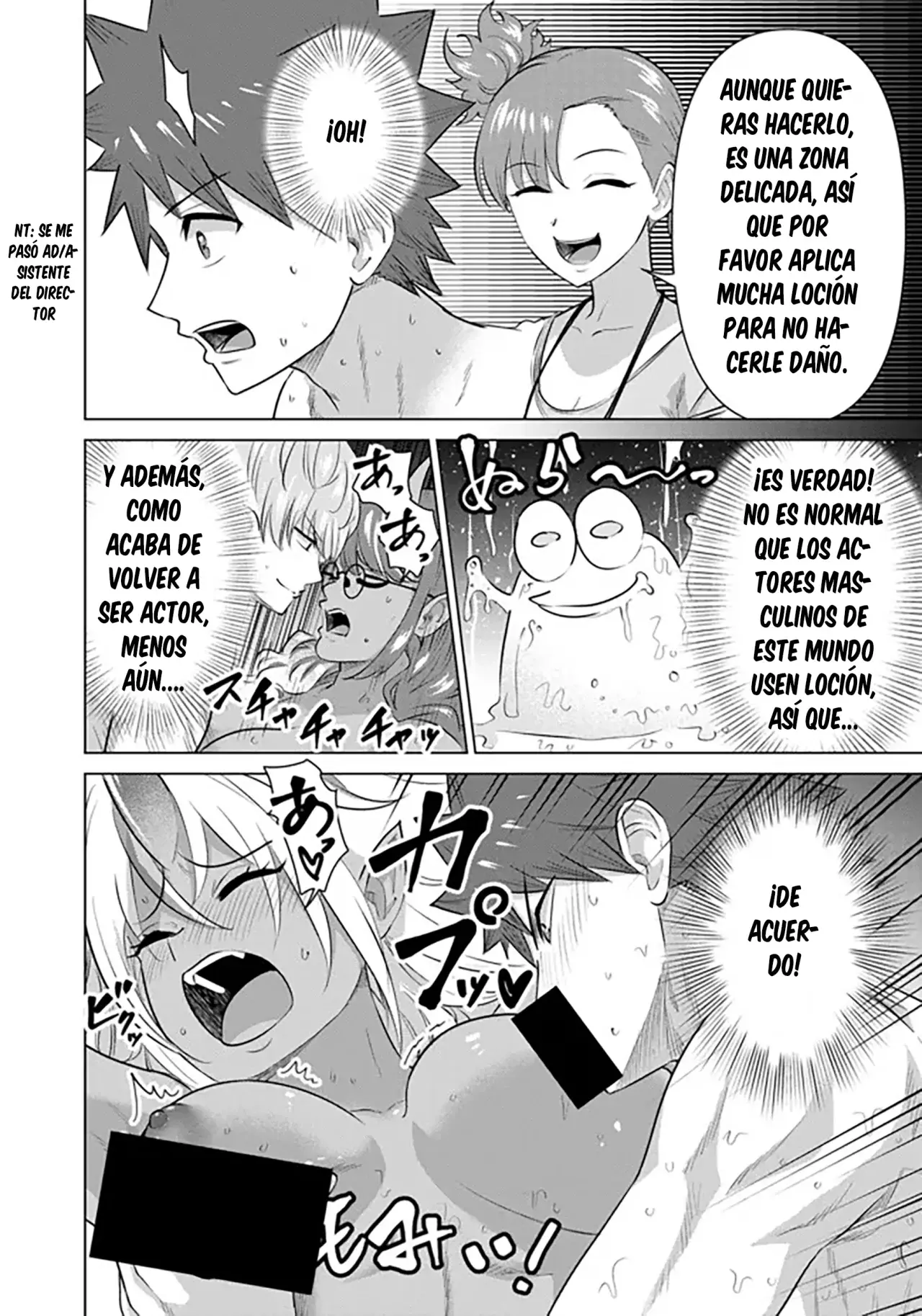 Isekai Pornstar ~Shiru danyuu ga isekai tensei shite ero chishiki furu katsuyo de musou danyuu ni naru hanashi Capítulo 48 - Página 14 en español