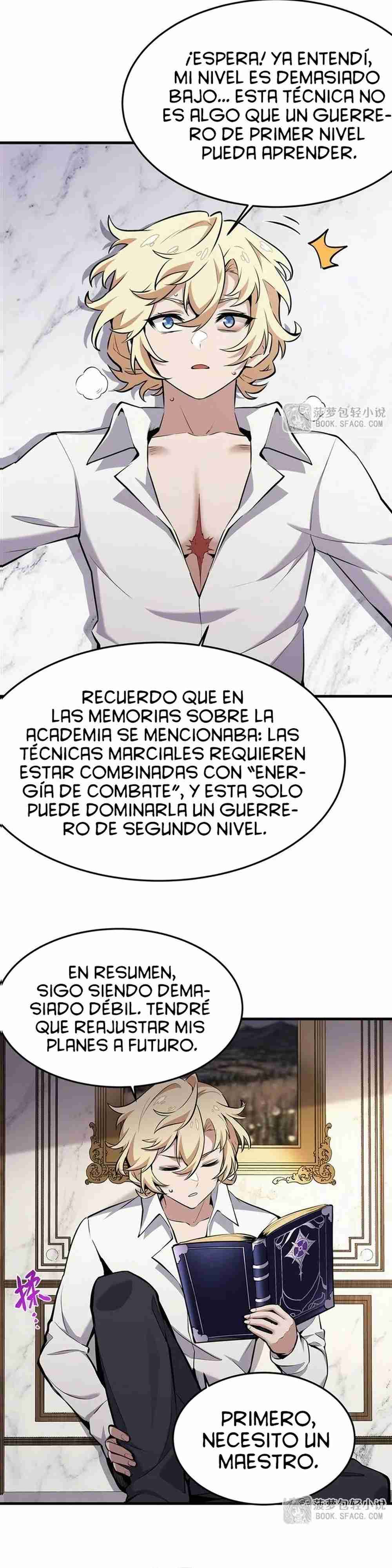 El villano rubio de la novela de la protagonista quiere ser feliz Capítulo 14 - Página 21 en español