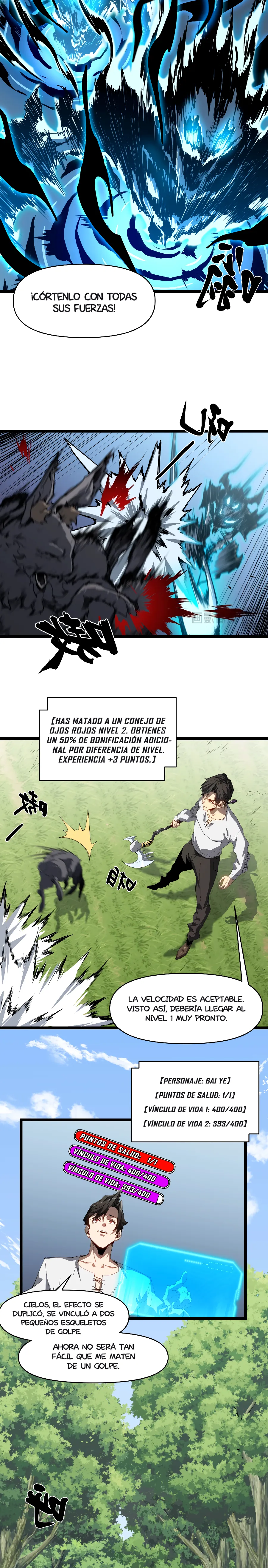 Invencible a un GOLPE de Morir Capítulo 2 - Página 11 en español
