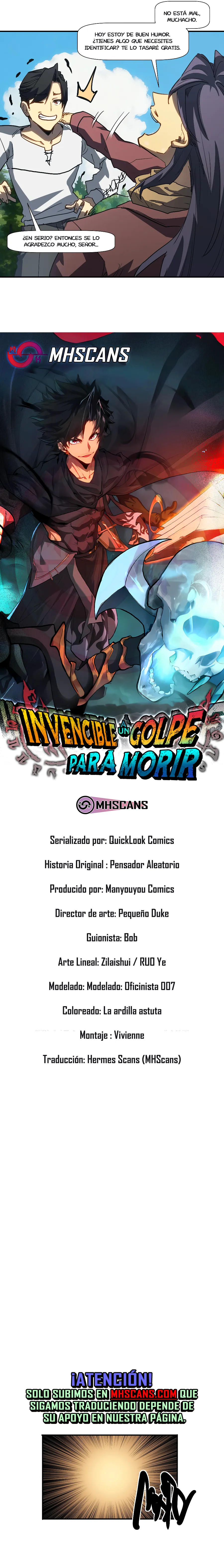 Invencible a un GOLPE de Morir Capítulo 9 - Página 4 en español