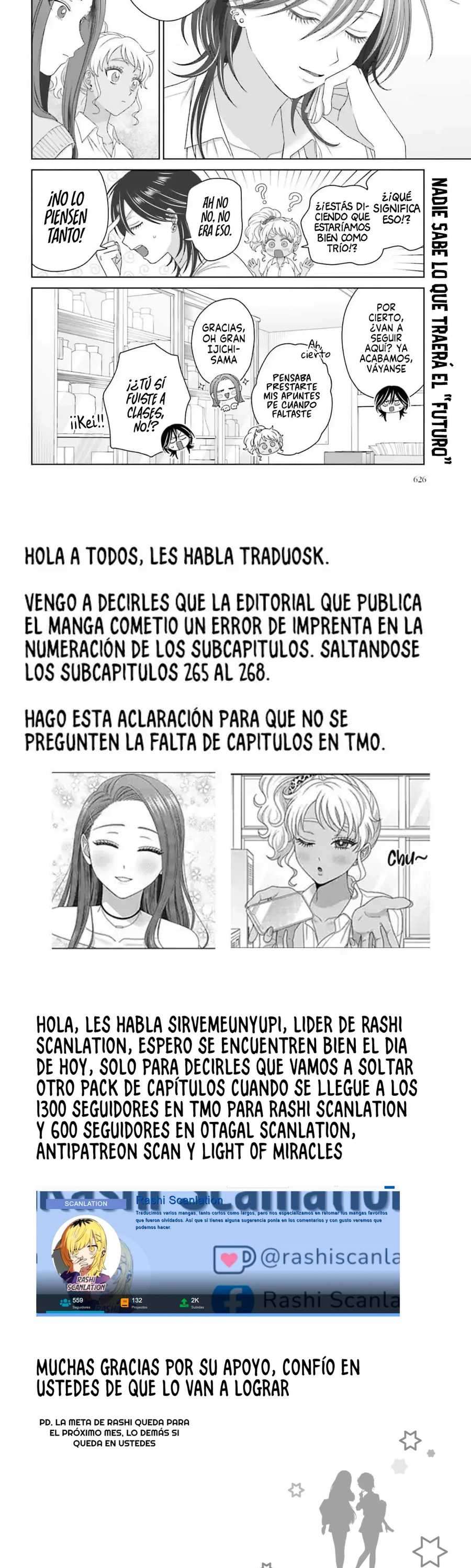 Otaku ni Yasashii Gyaru wa Inai!? Capítulo 279 - Página 3 en español