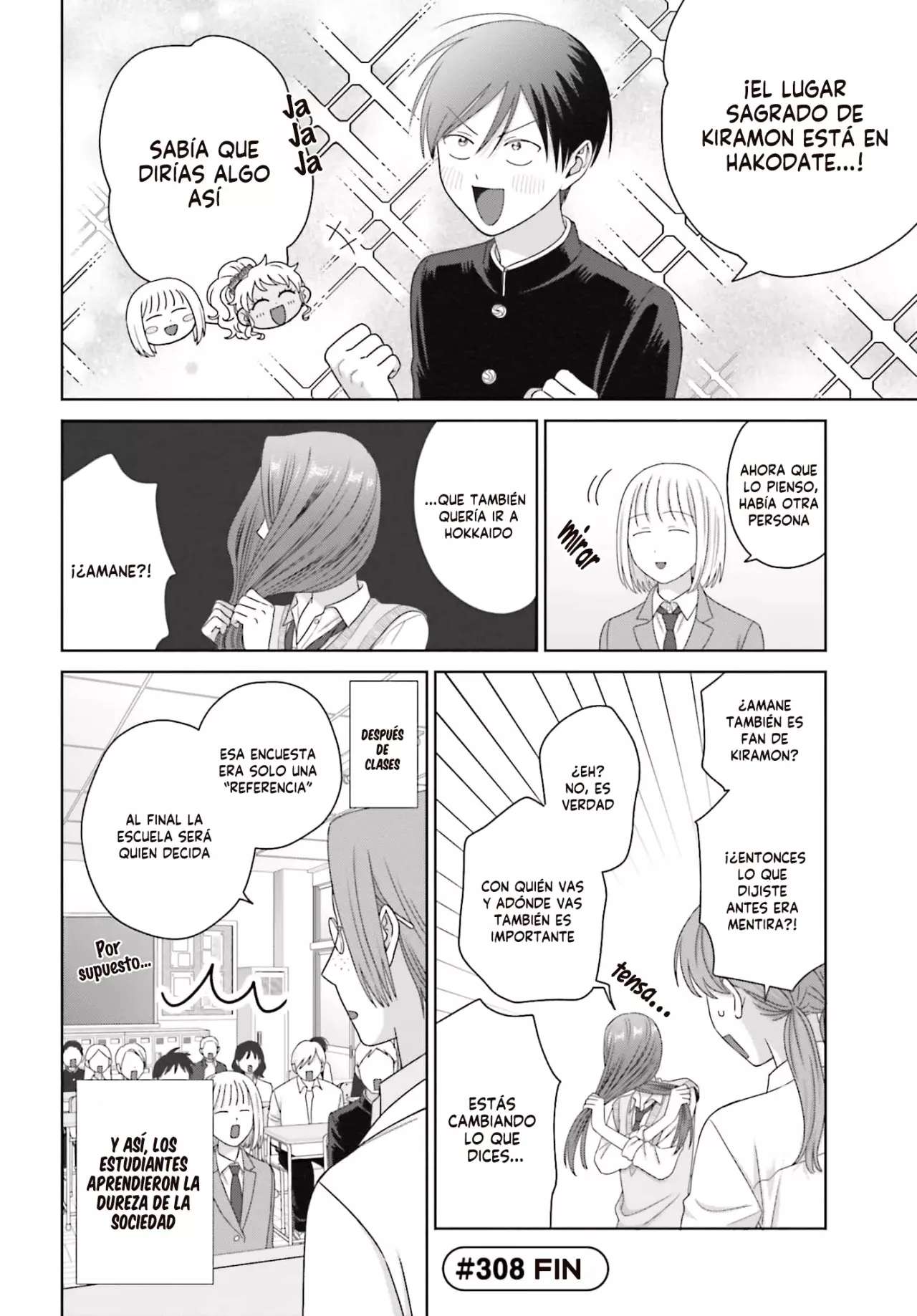 Otaku ni Yasashii Gyaru wa Inai!? Capítulo 308 - Página 8 en español