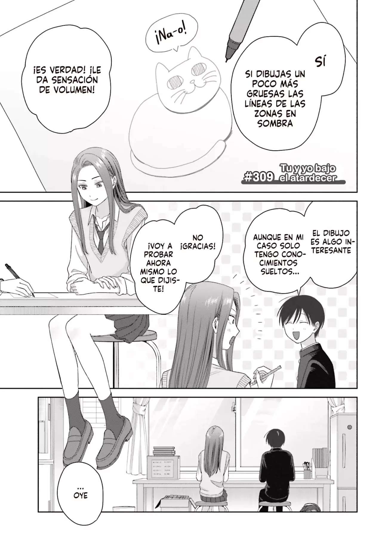 Otaku ni Yasashii Gyaru wa Inai!? Capítulo 309 - Página 5 en español