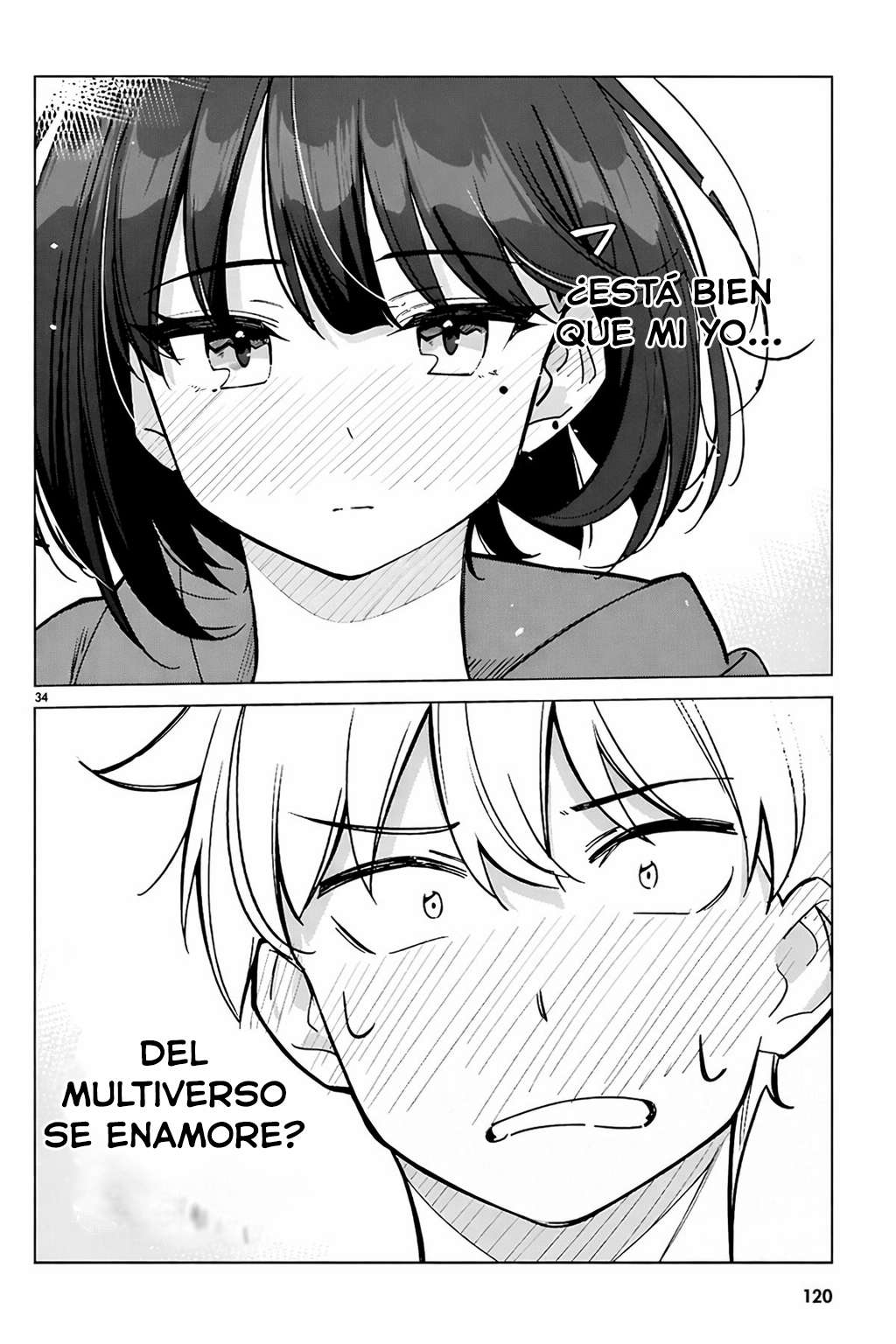 Yo del multiverso, ¿puedo enamorarme? Capítulo 2 - Página 35 en español