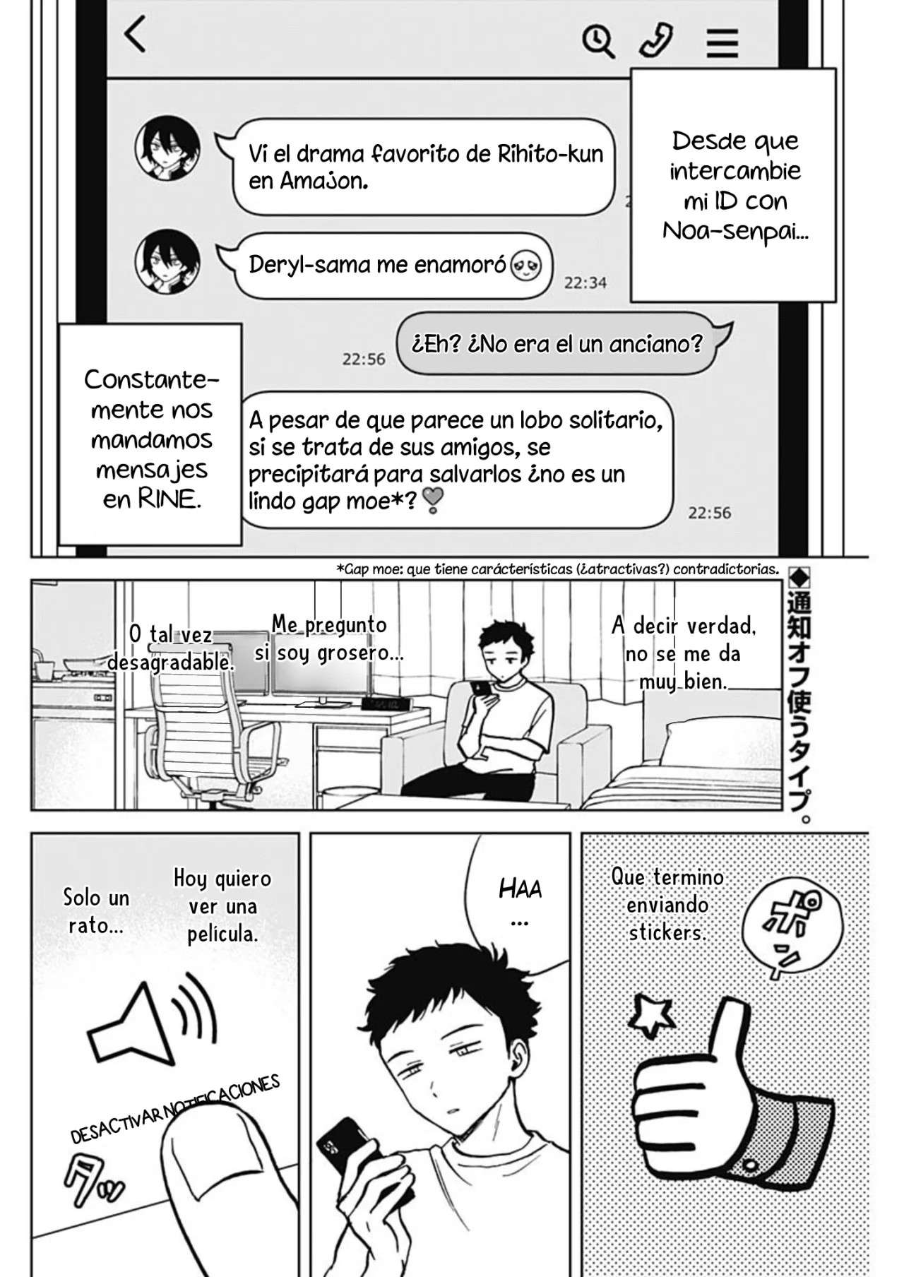 Noa-senpai wa Tomodachi Capítulo 3 - Página 3 en español