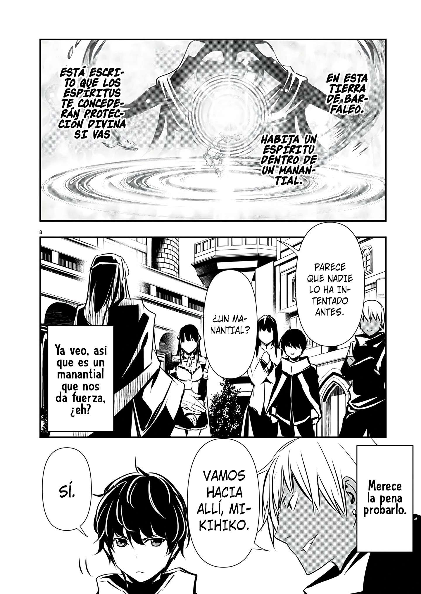 ISEKAI NTR ~SHINYUU NO ONNA WO SAIKYOU SKILL DE OTOSU HOUHOU Capítulo 46 - Página 9 en español