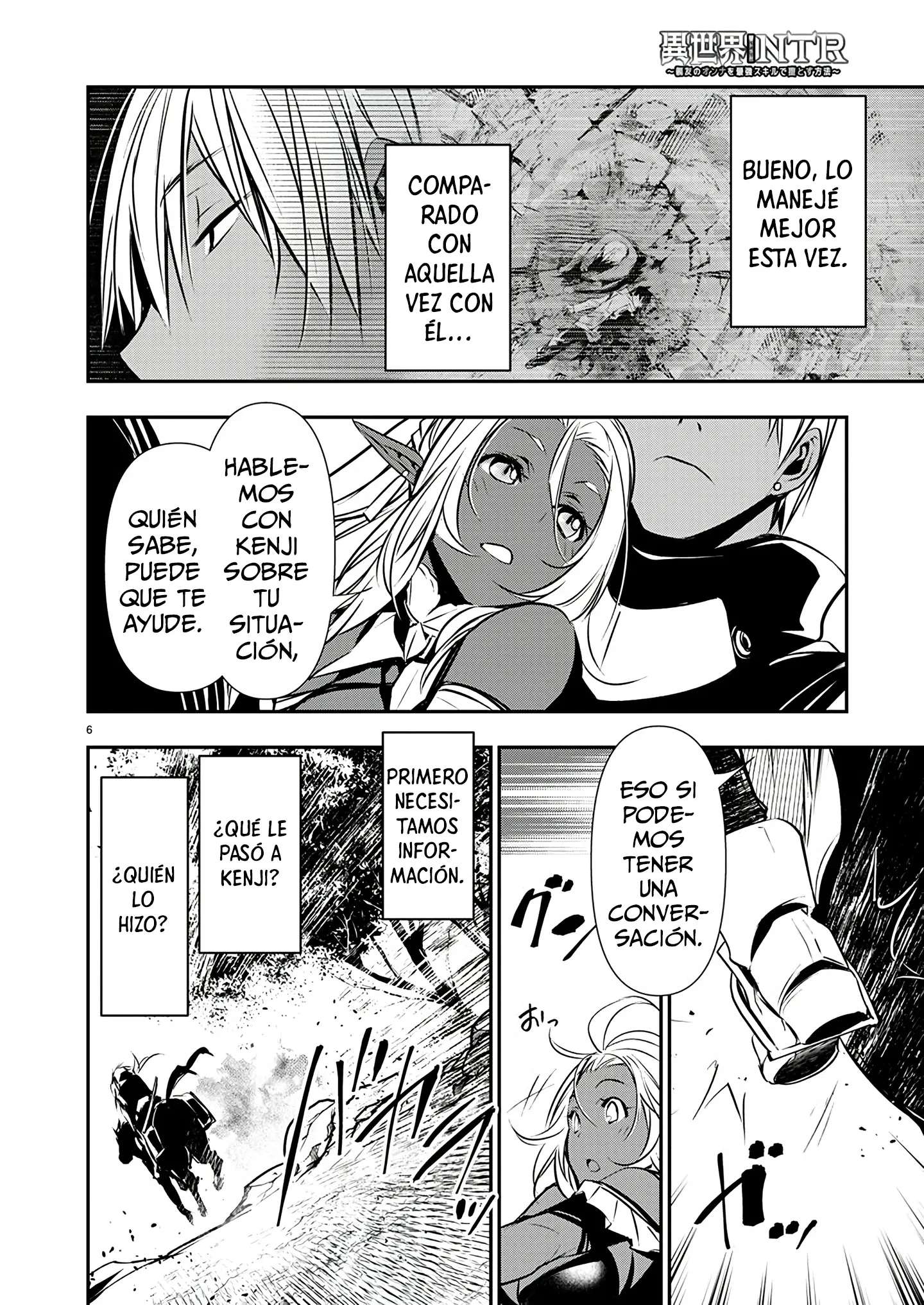 ISEKAI NTR ~SHINYUU NO ONNA WO SAIKYOU SKILL DE OTOSU HOUHOU Capítulo 54 - Página 6 en español