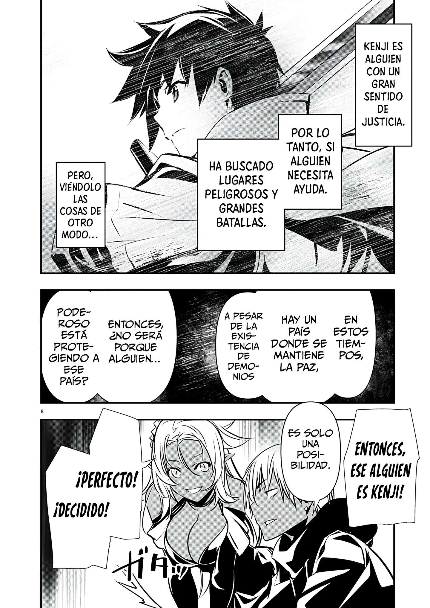 ISEKAI NTR ~SHINYUU NO ONNA WO SAIKYOU SKILL DE OTOSU HOUHOU Capítulo 57 - Página 7 en español
