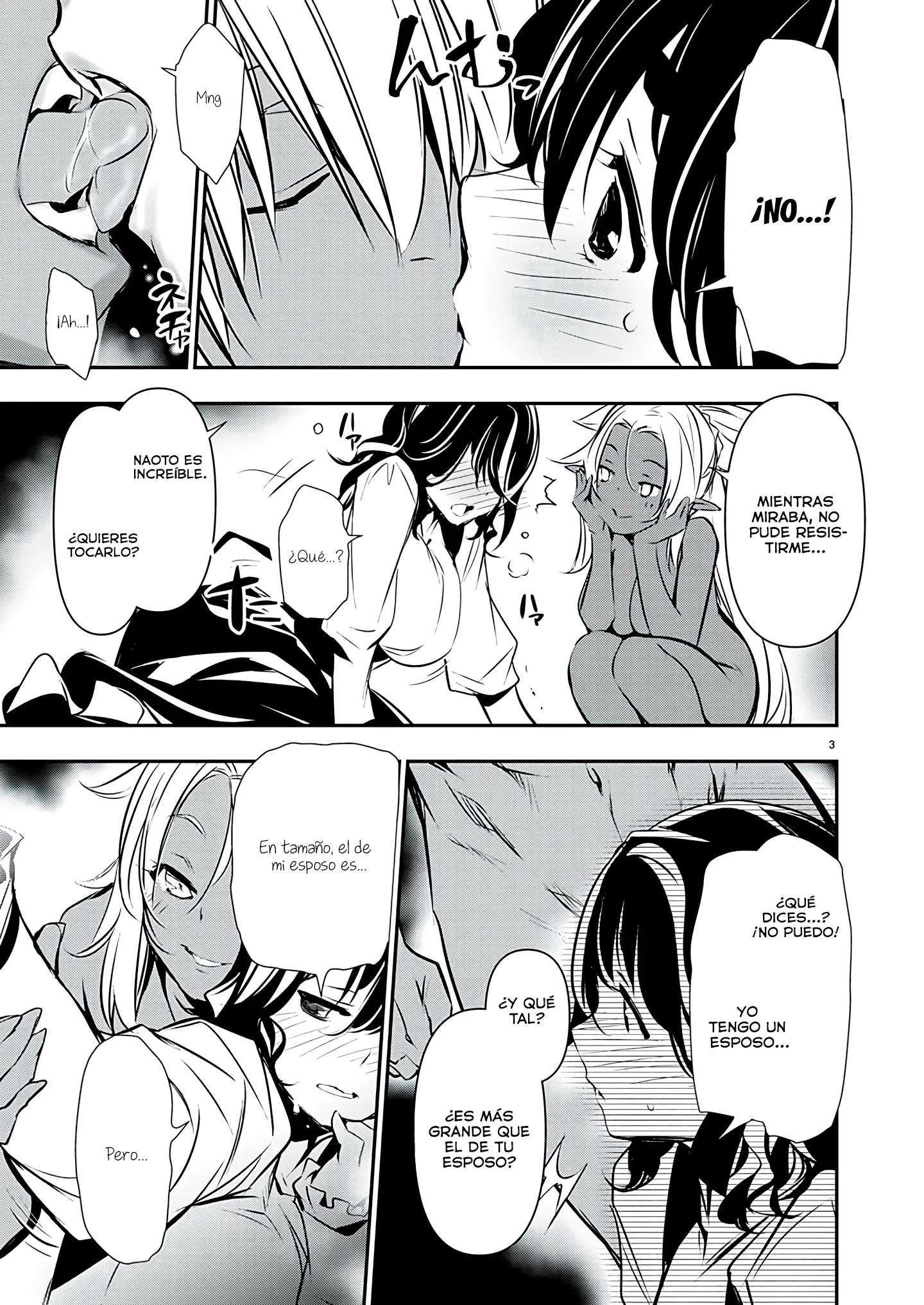ISEKAI NTR ~SHINYUU NO ONNA WO SAIKYOU SKILL DE OTOSU HOUHOU Capítulo 58 - Página 3 en español