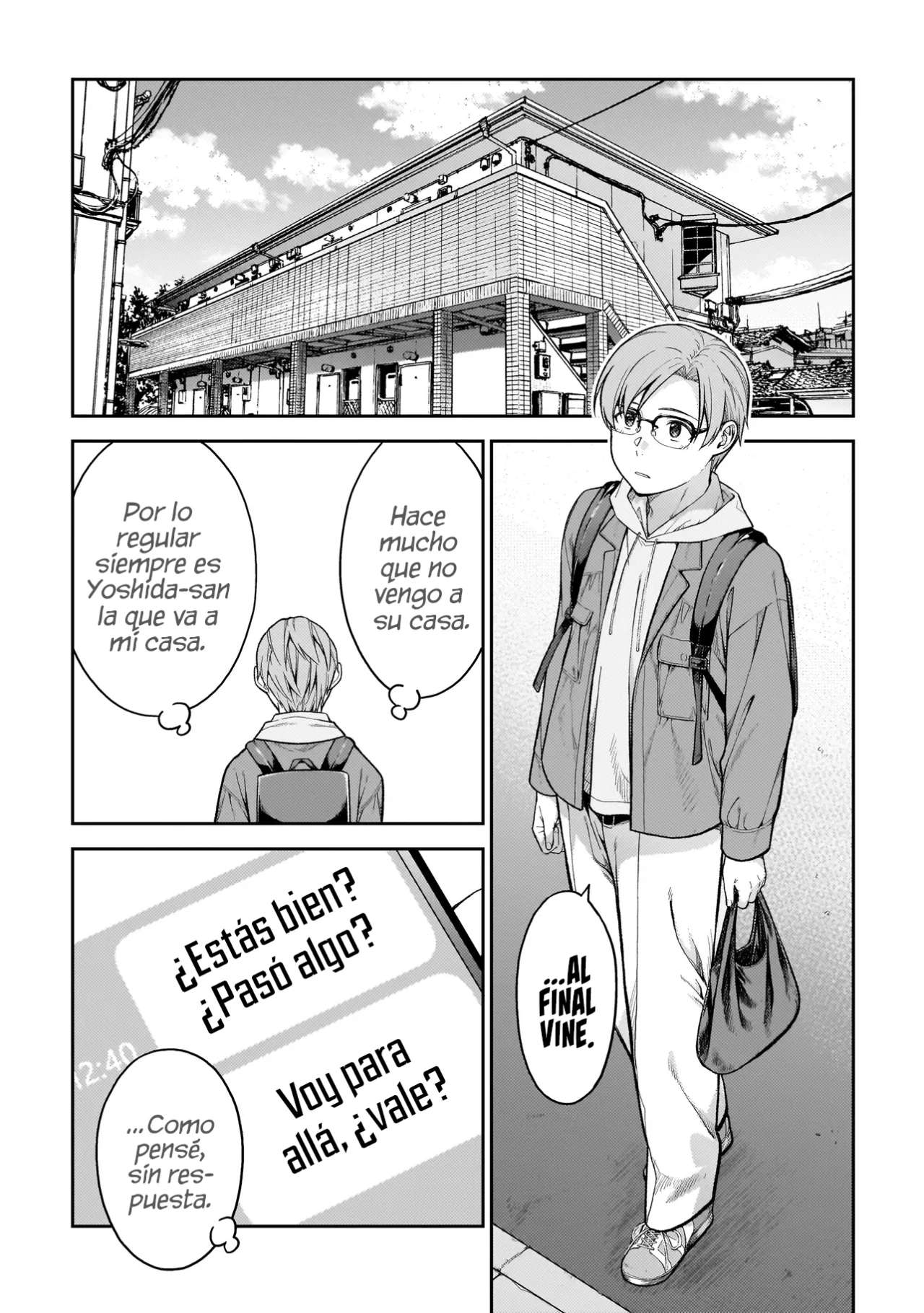 Wakaranai Desu Yoshida-san Capítulo 3 - Página 4 en español