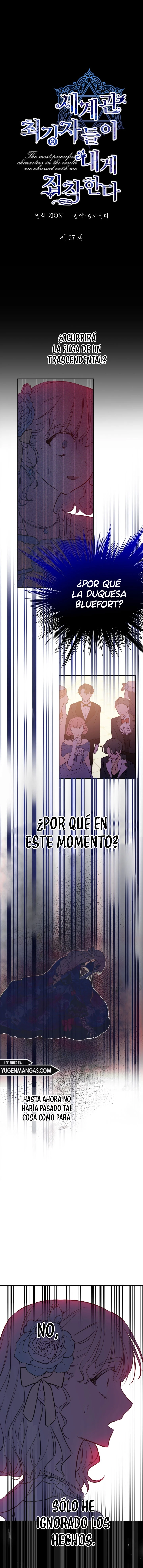 Los Personajes Más Fuertes Del Mundo Están Obsesionados Conmigo Capítulo 27 - Página 6 en español