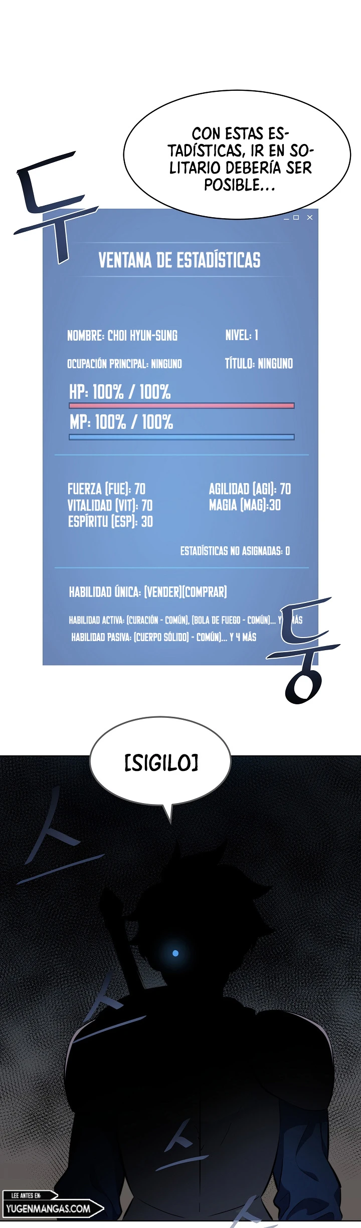 Jugador De Nivel 1 Capítulo 4 - Página 7 en español
