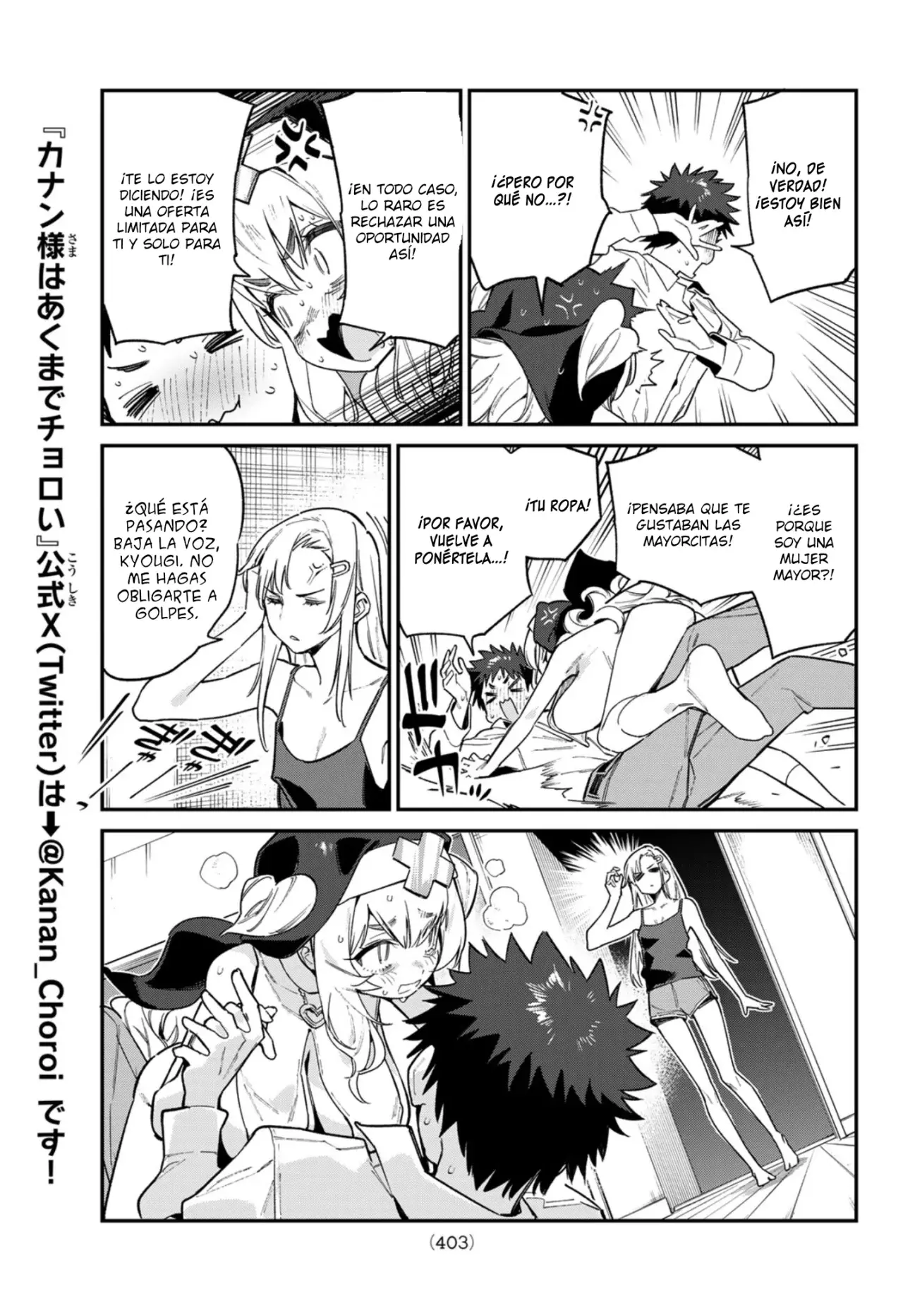 Kanan-sama Might be Easy Capítulo 98 - Página 8 en español