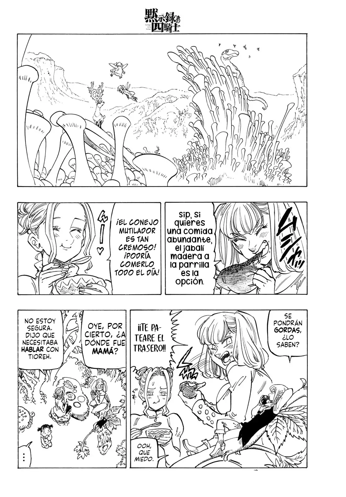 Mokushiroku no Yonkishi Capítulo 142 - Página 3 en español