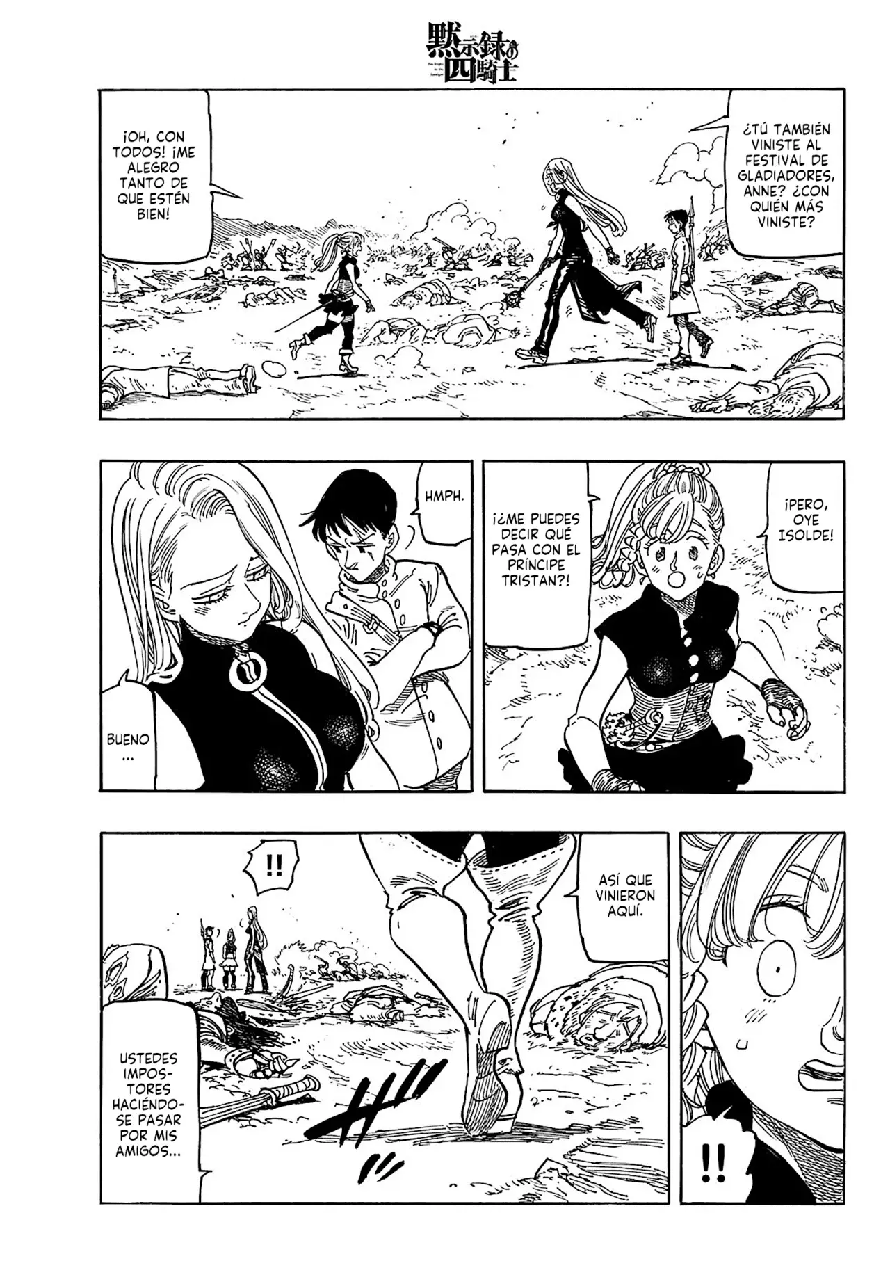 Mokushiroku no Yonkishi Capítulo 164 - Página 3 en español