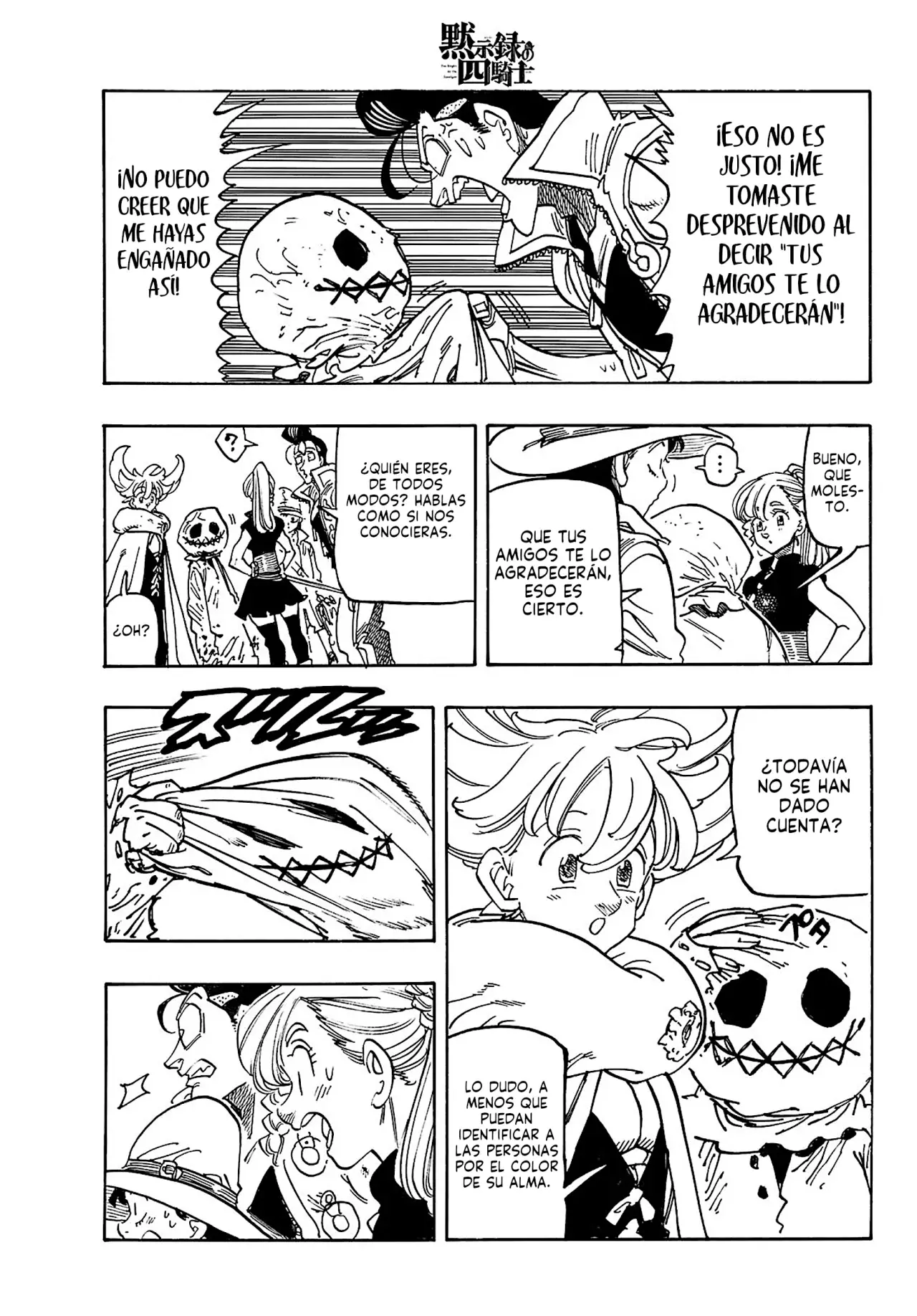 Mokushiroku no Yonkishi Capítulo 170 - Página 4 en español