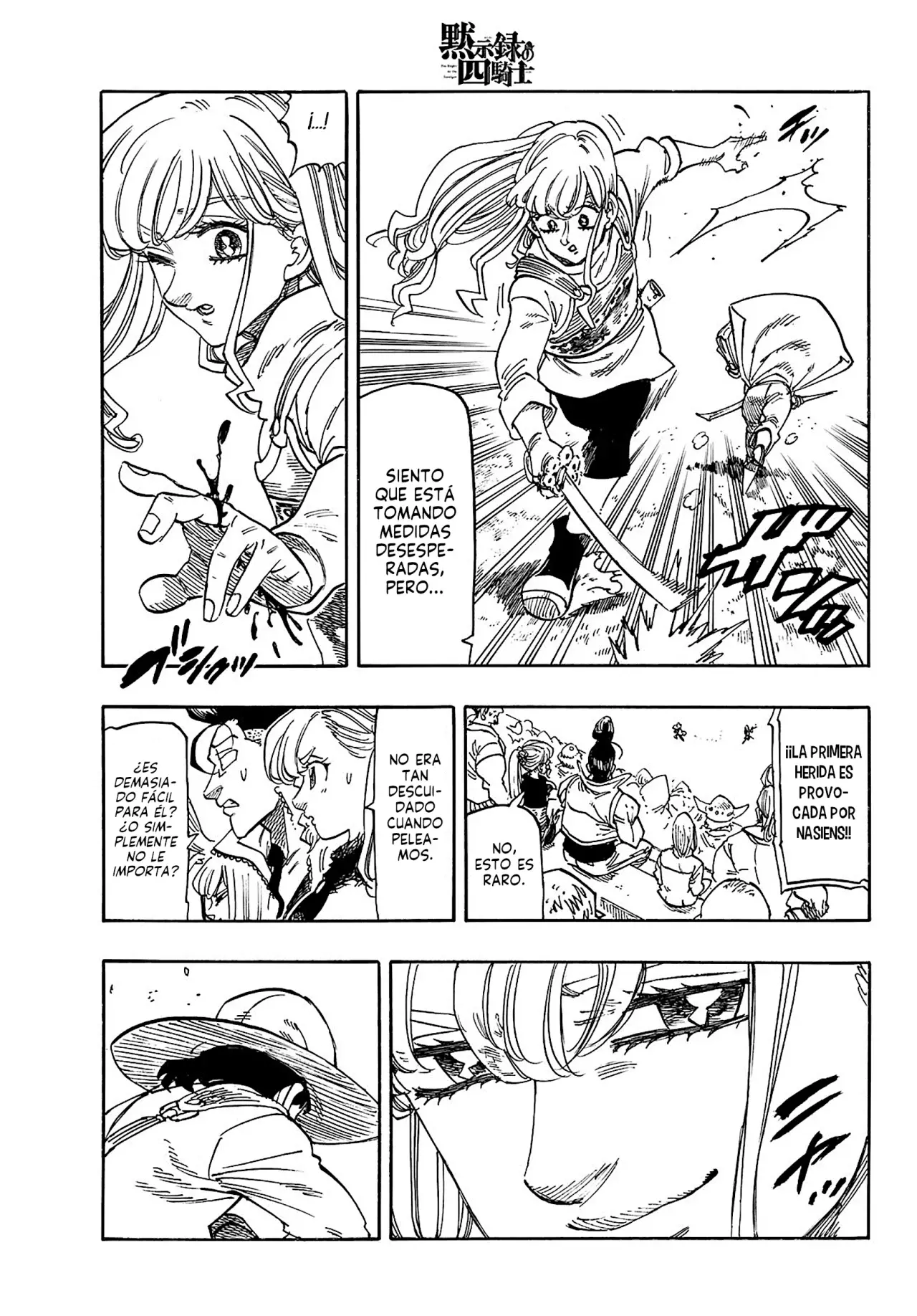 Mokushiroku no Yonkishi Capítulo 186 - Página 8 en español
