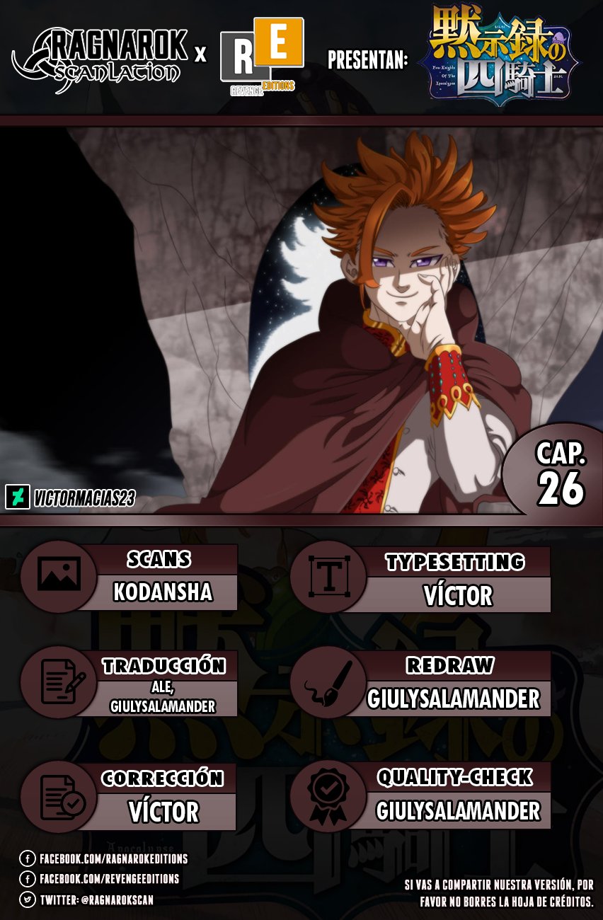 Mokushiroku no Yonkishi Capítulo 26 - Página 20 en español