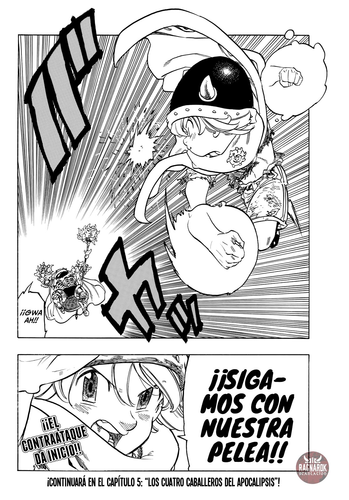 Mokushiroku no Yonkishi Capítulo 4 - Página 22 en español