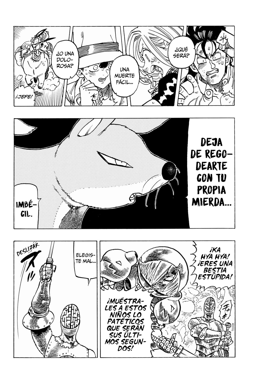 Mokushiroku no Yonkishi Capítulo 48 - Página 9 en español