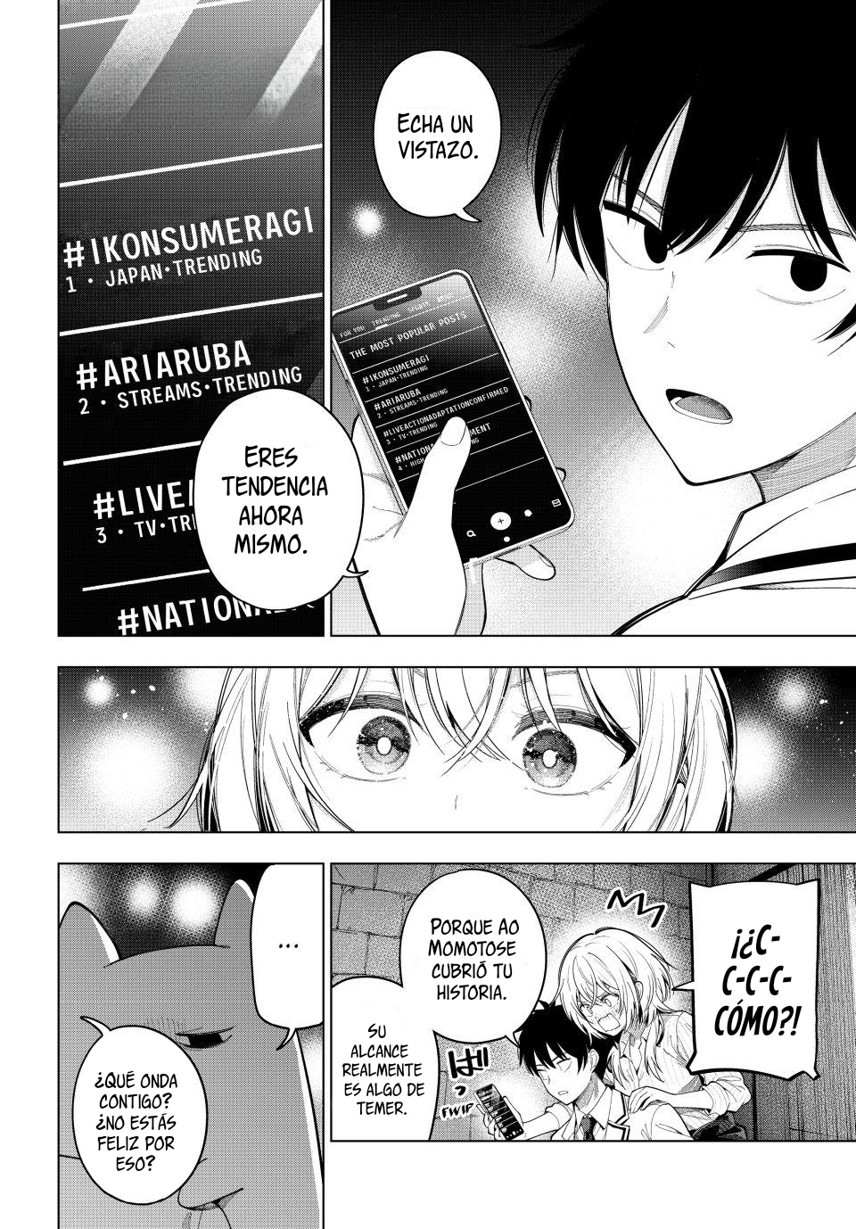 Mayonaka Heart Tune Capítulo 110 - Página 16 en español