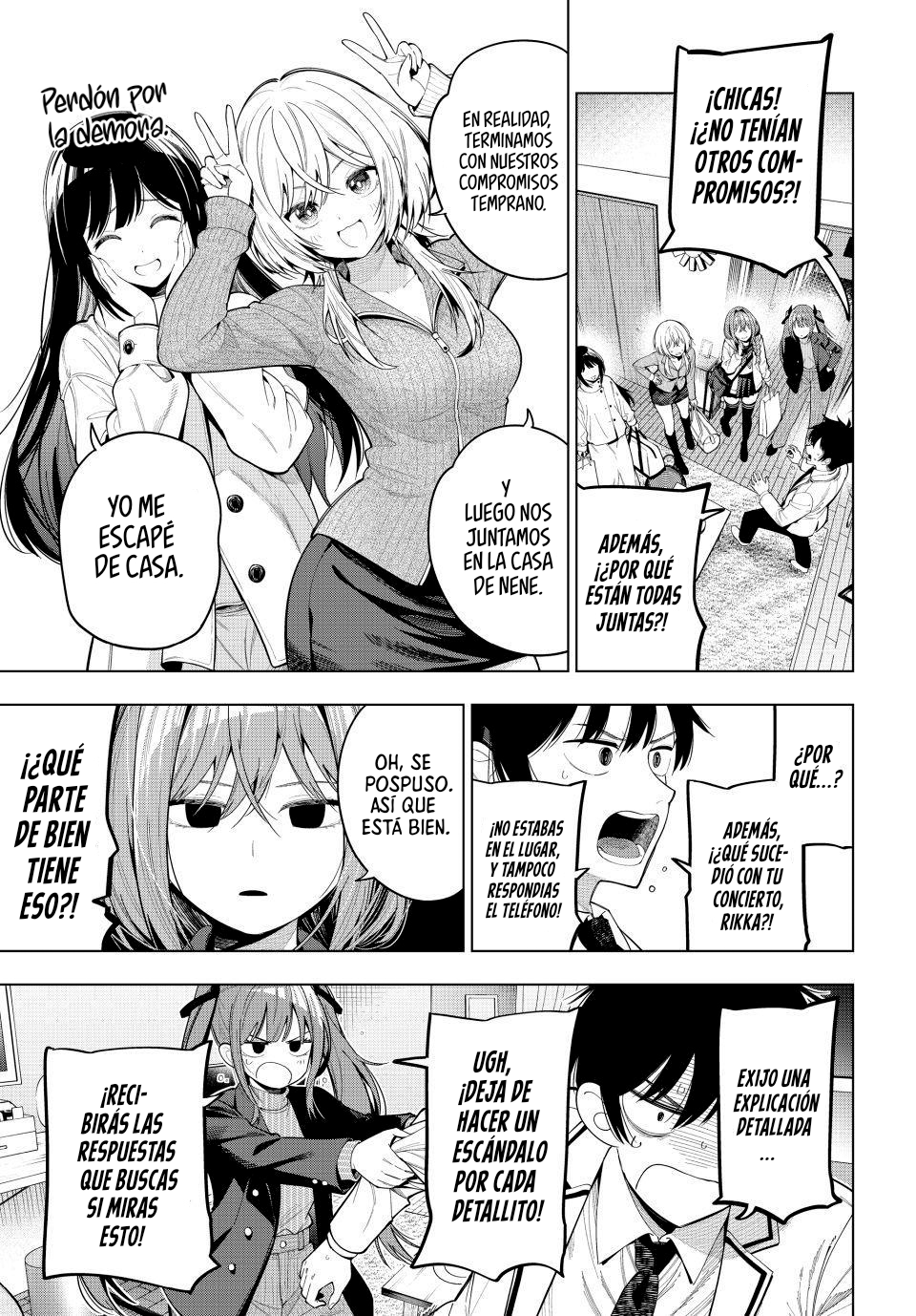 Mayonaka Heart Tune Capítulo 117 - Página 8 en español