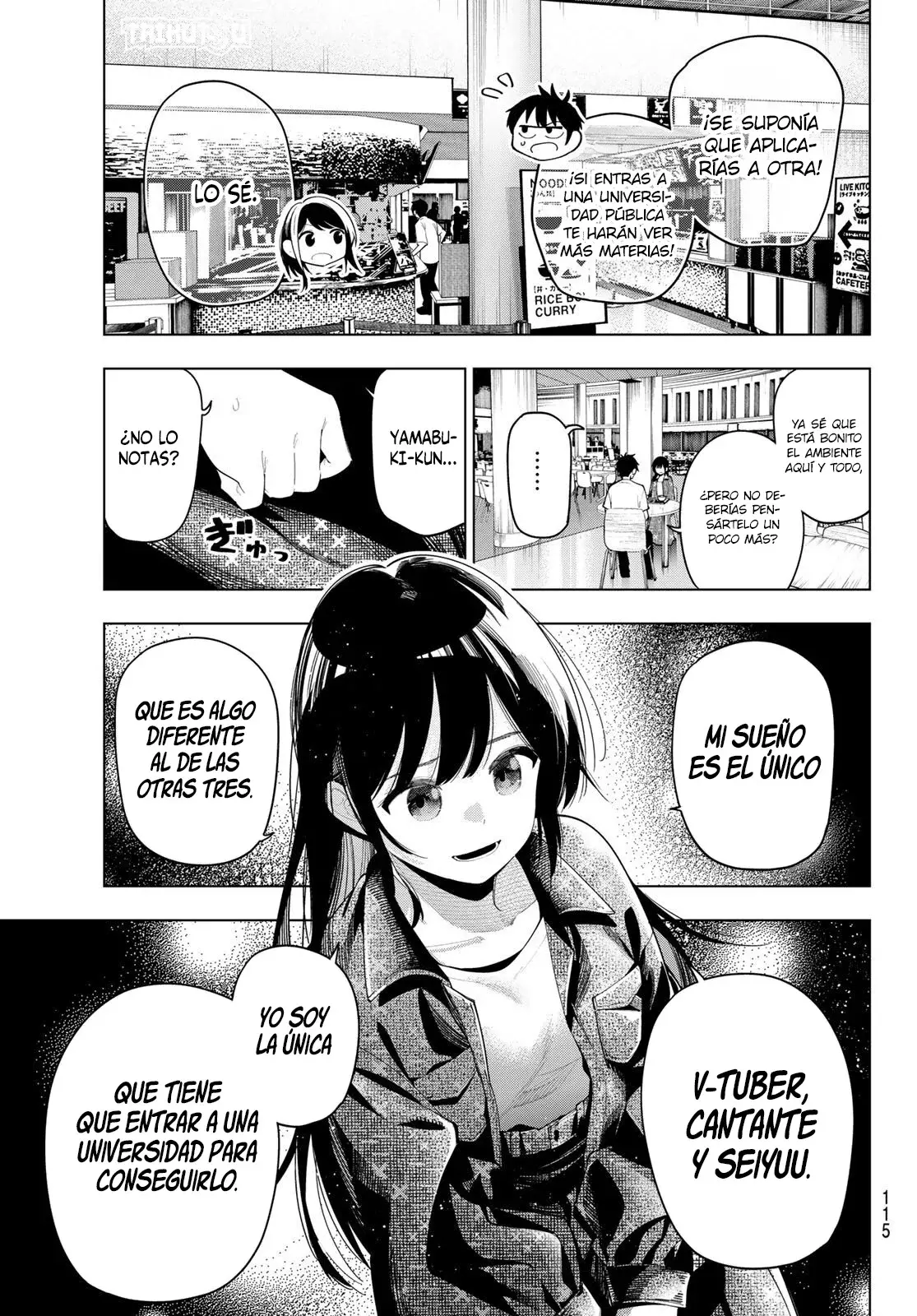 Mayonaka Heart Tune Capítulo 47 - Página 16 en español