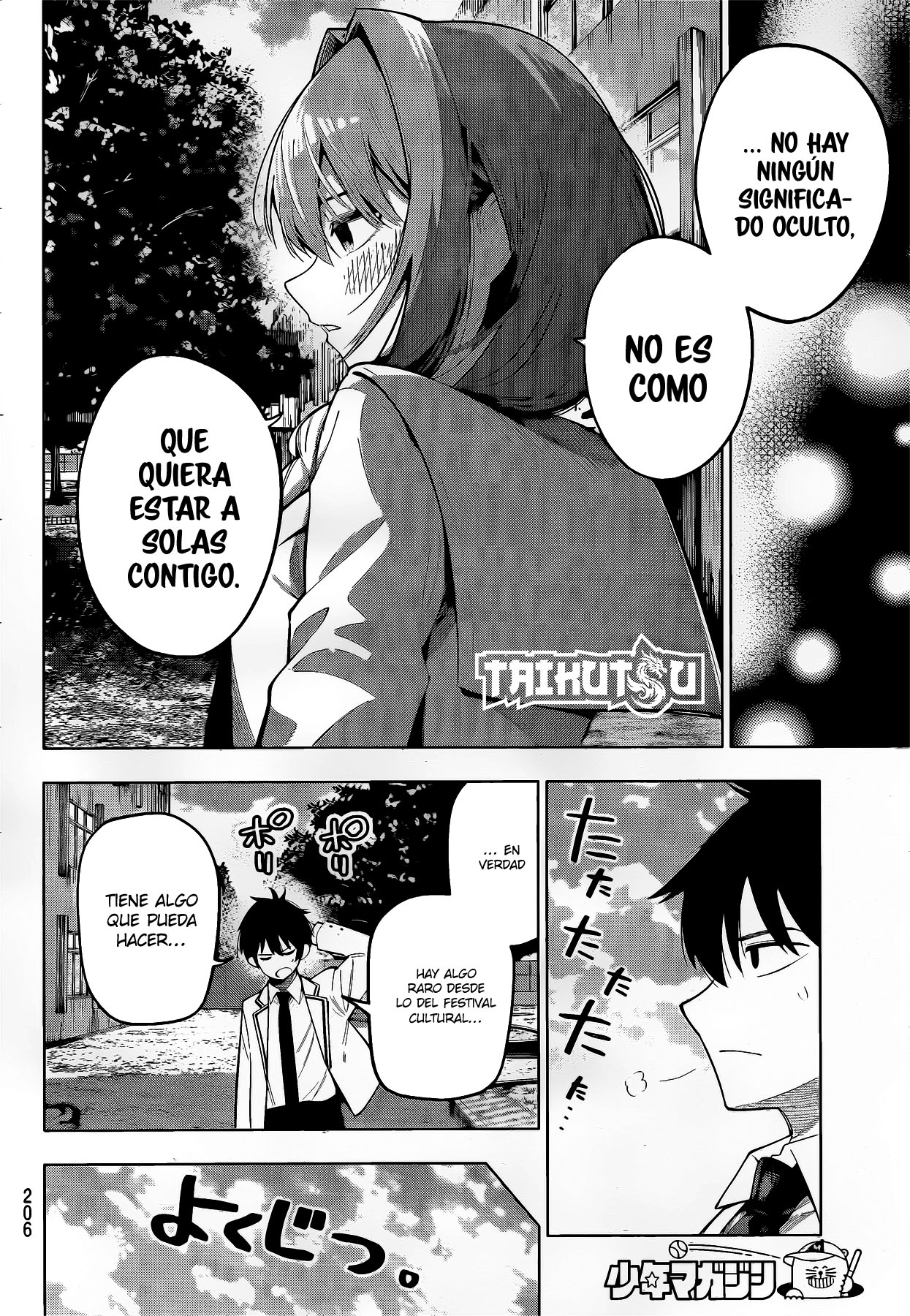 Mayonaka Heart Tune Capítulo 73 - Página 9 en español