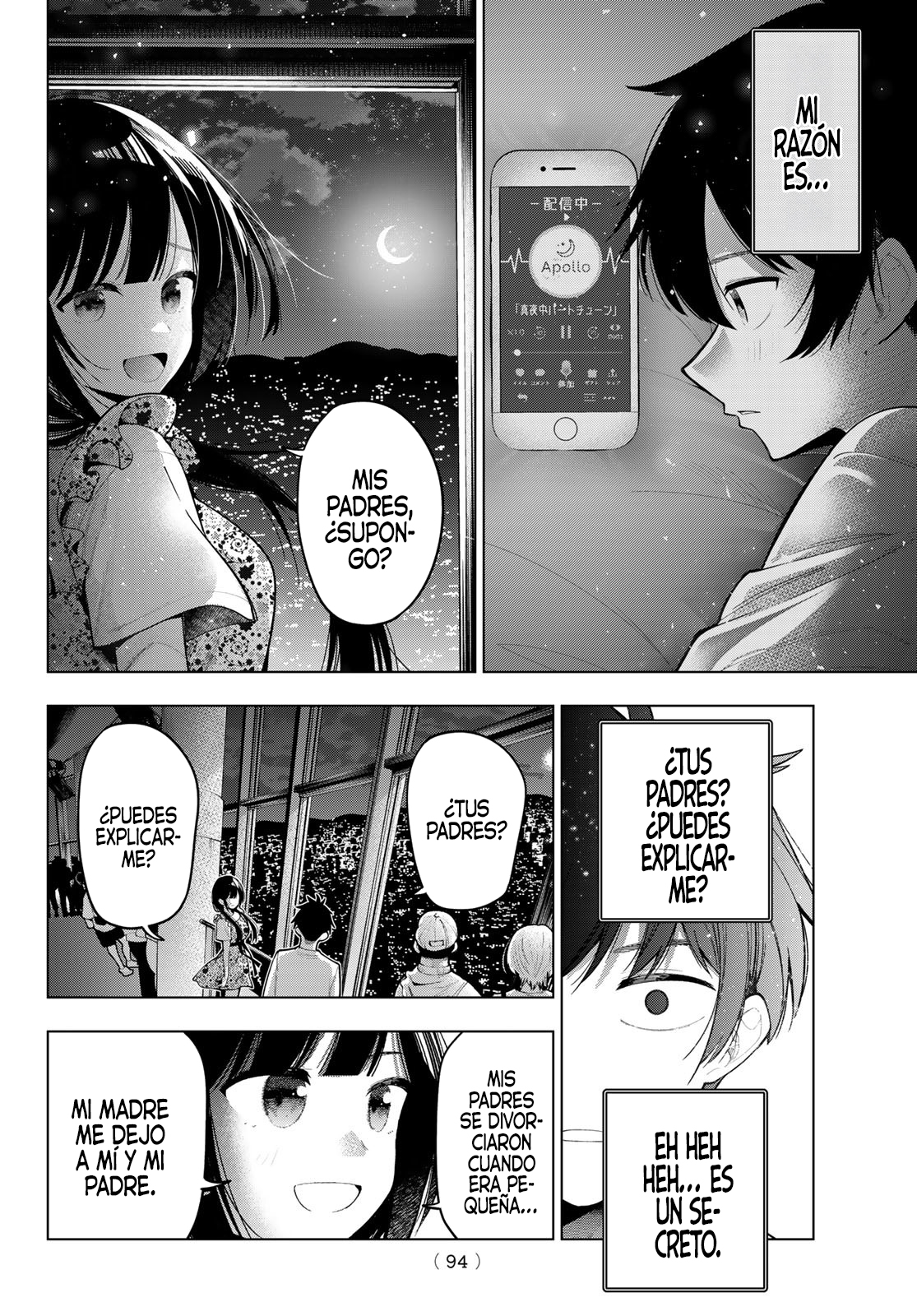Mayonaka Heart Tune Capítulo 77 - Página 12 en español