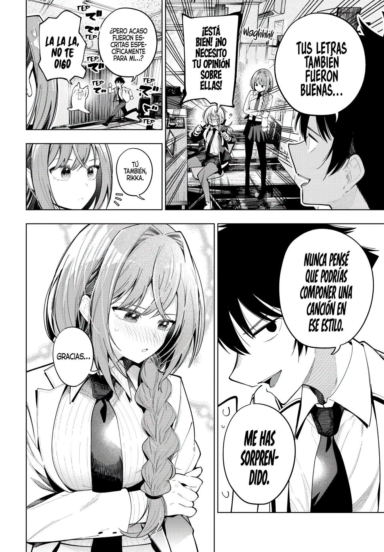 Mayonaka Heart Tune Capítulo 82 - Página 9 en español